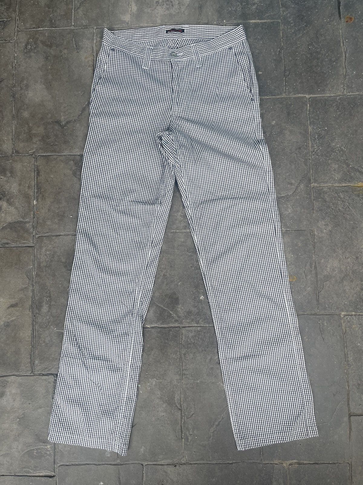 Japanese Brand JAPAN MADE Made in Nippon Plaid Tartan Gingham Pant Size US 30 / EU 46 - 4 Thumbnail