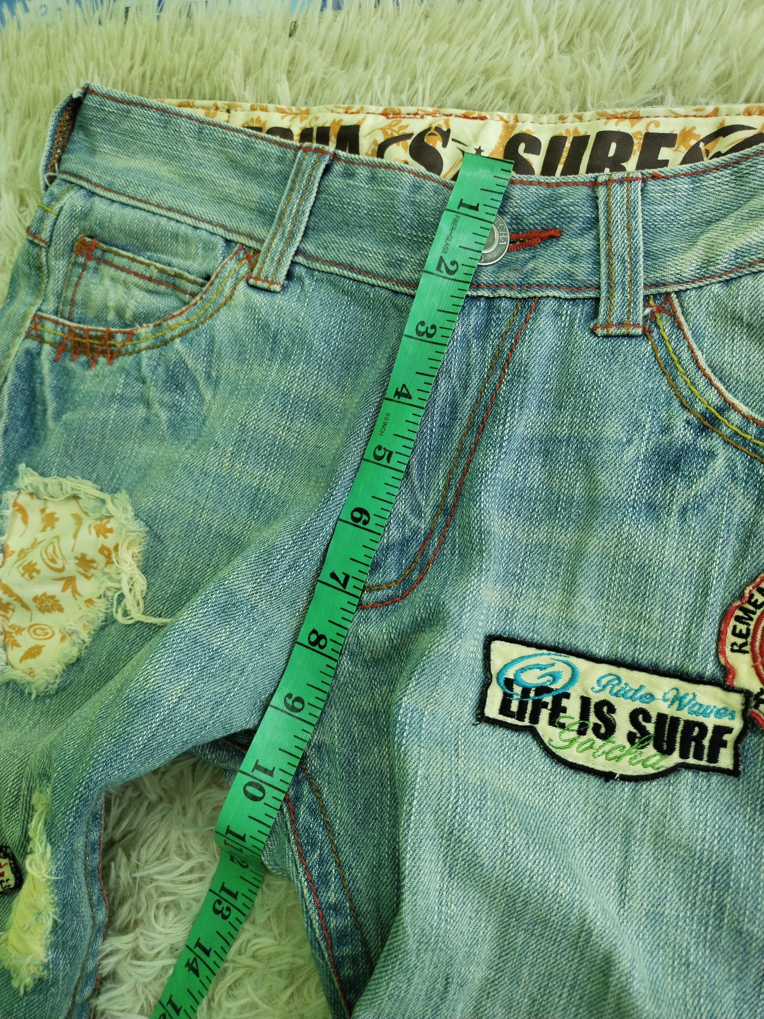 Gotcha Vintage Gotcha Surf Patchwork Punk Design Jeans Size US 32 / EU 48 - 21 Thumbnail