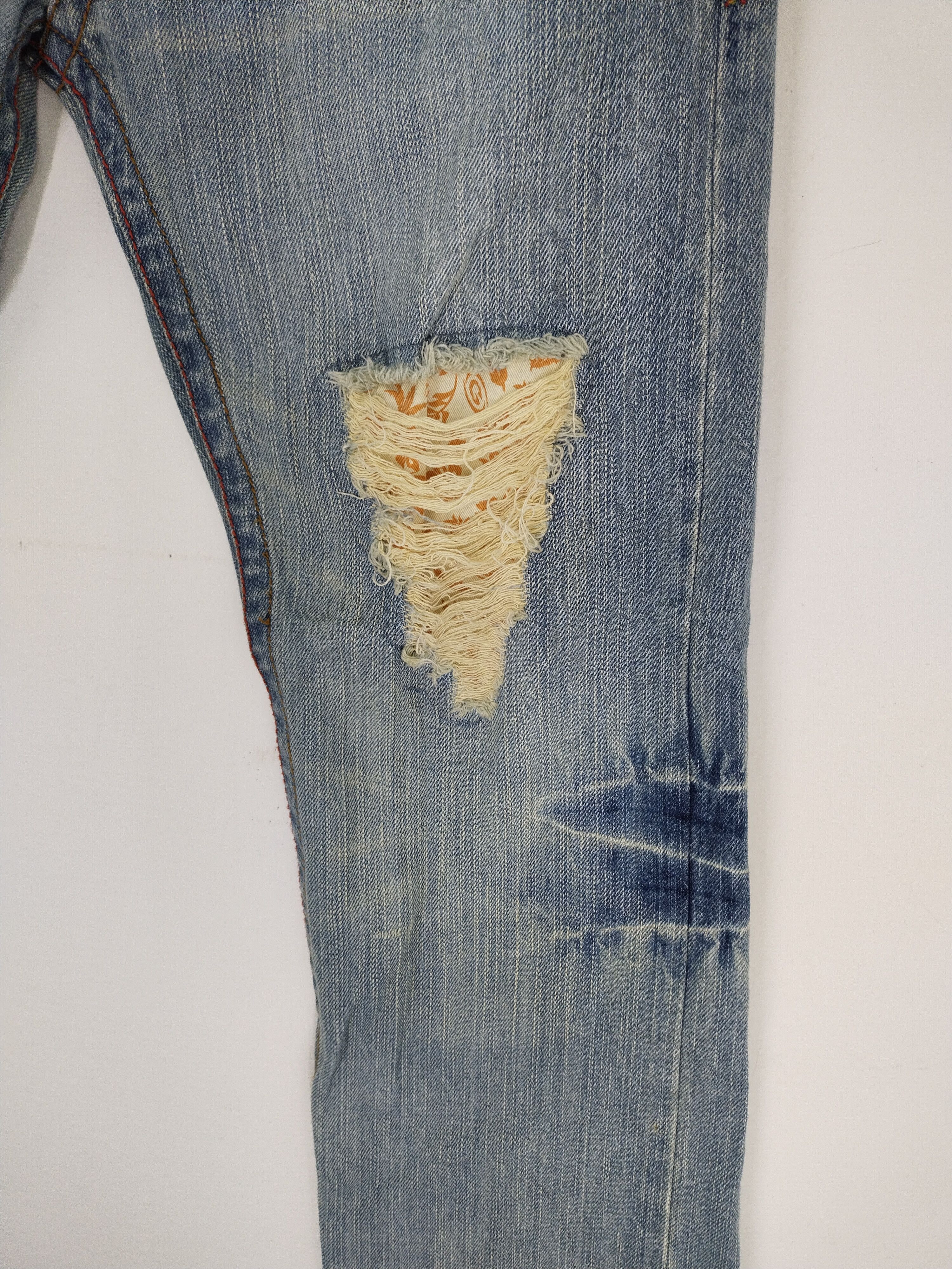 Gotcha Vintage Gotcha Surf Patchwork Punk Design Jeans Size US 32 / EU 48 - 8 Thumbnail