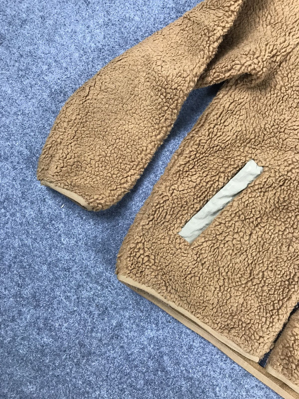 Dickies × Japanese Brand × Vintage Dikies Sherpa Fleece Jacket full zipper with hoodie Size US M / EU 48-50 / 2 - 8 Thumbnail