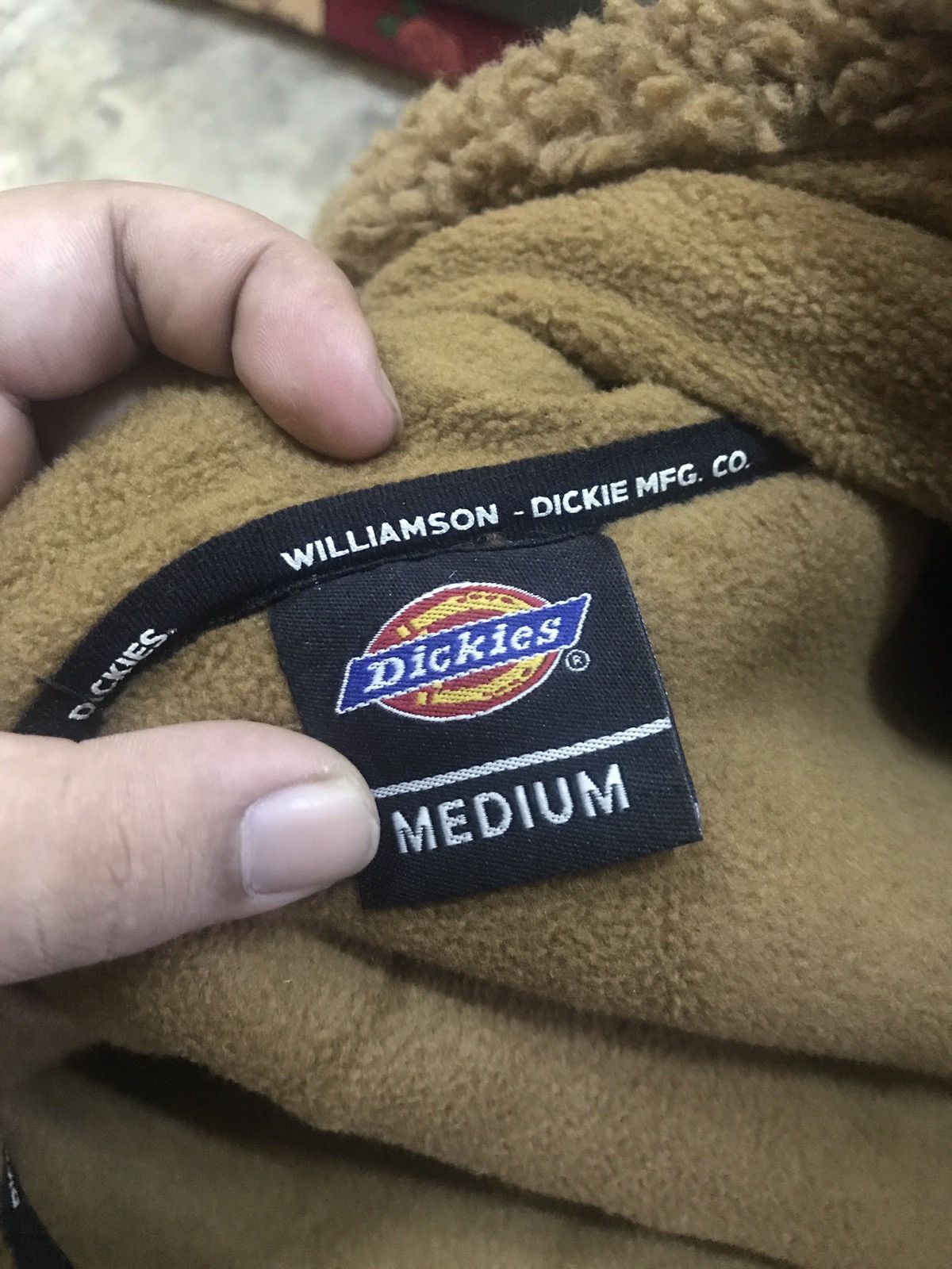 Dickies × Japanese Brand × Vintage Dikies Sherpa Fleece Jacket full zipper with hoodie Size US M / EU 48-50 / 2 - 4 Thumbnail