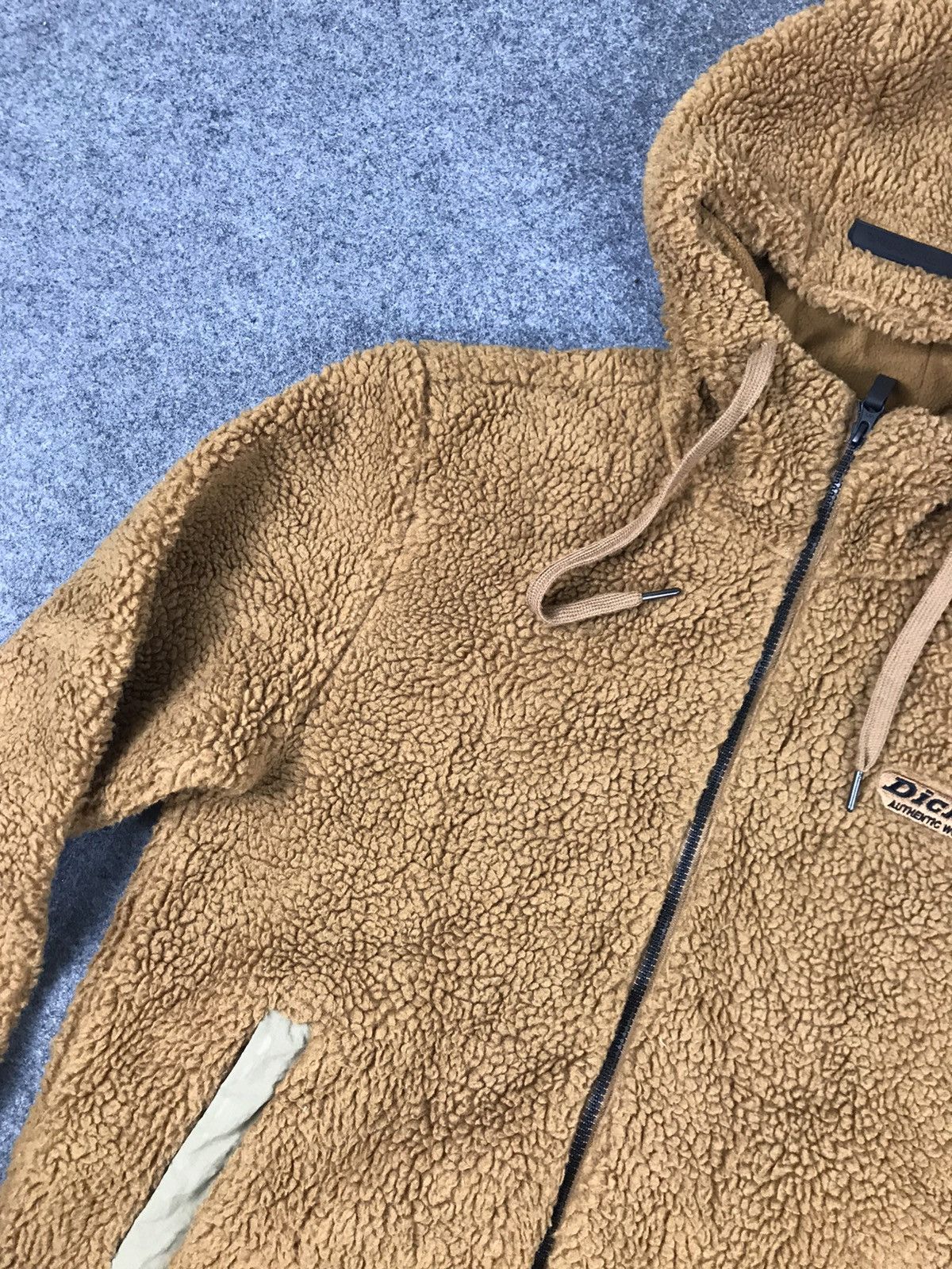 Dickies × Japanese Brand × Vintage Dikies Sherpa Fleece Jacket full zipper with hoodie Size US M / EU 48-50 / 2 - 7 Thumbnail
