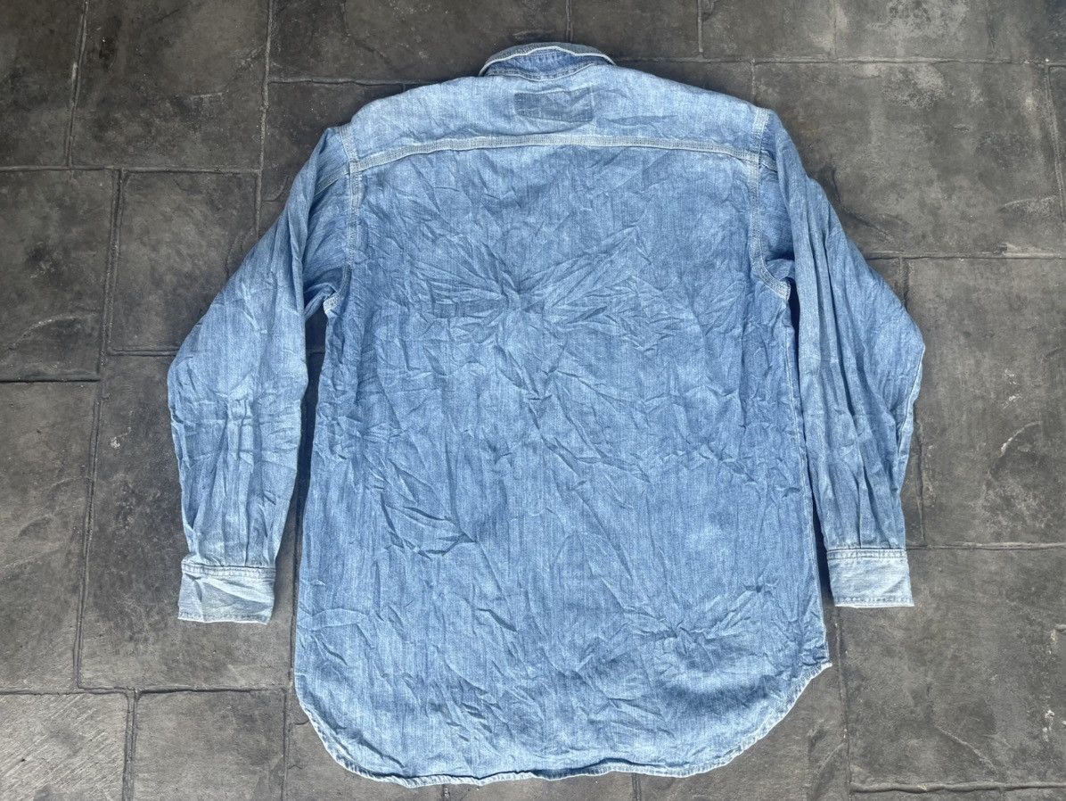Japanese Brand JAPAN MADE Ga Z By Blue Way Denim Button Up Jeans Shirt Size US M / EU 48-50 / 2 - 7 Thumbnail