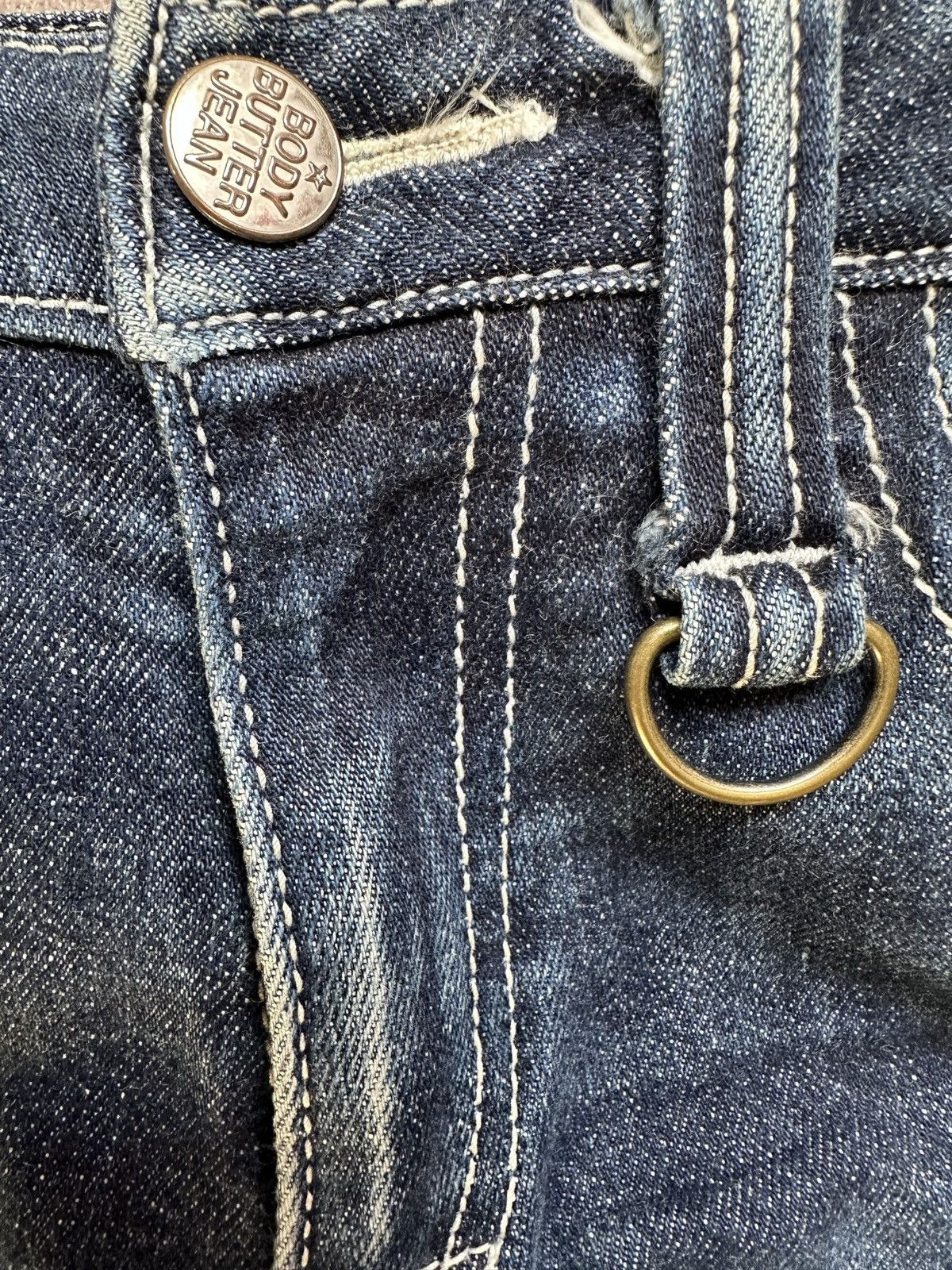 Japanese Brand 1990's Body Butter D-Ring rock denim hysteric stylish Size US 30 / EU 46 - 10 Thumbnail