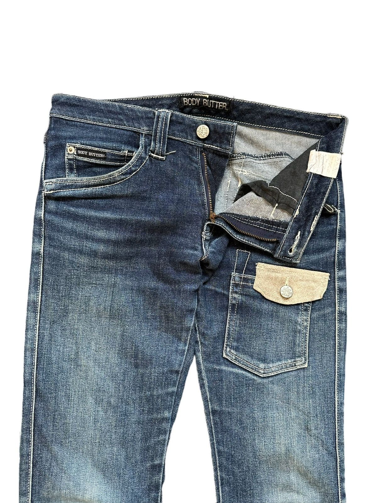 Japanese Brand 1990's Body Butter D-Ring rock denim hysteric stylish Size US 30 / EU 46 - 7 Thumbnail