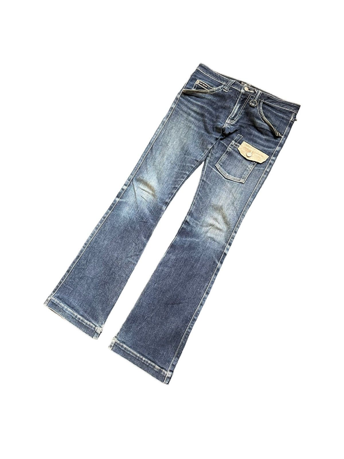 Japanese Brand 1990's Body Butter D-Ring rock denim hysteric stylish Size US 30 / EU 46 - 2 Thumbnail