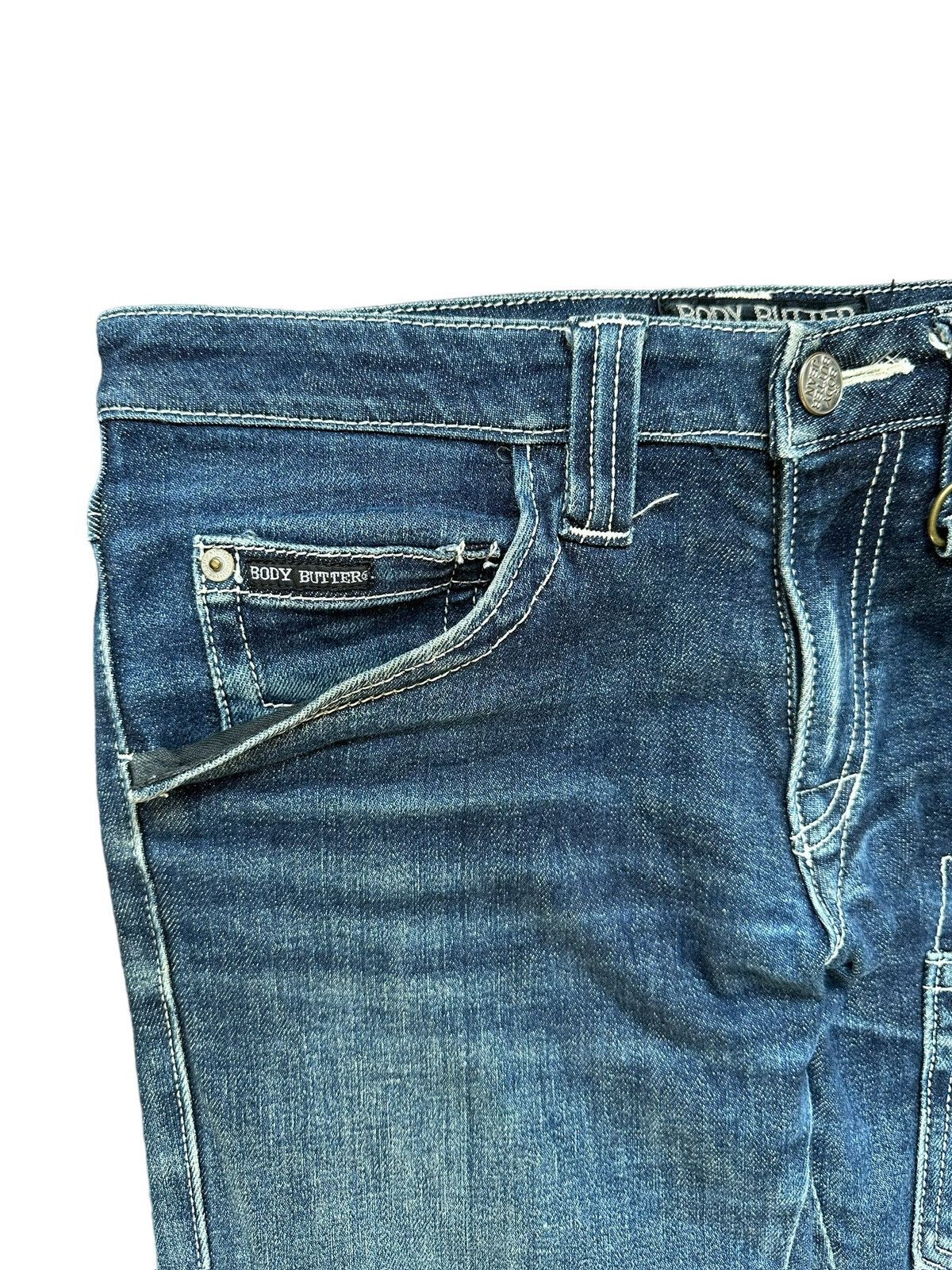 Japanese Brand 1990's Body Butter D-Ring rock denim hysteric stylish Size US 30 / EU 46 - 4 Thumbnail