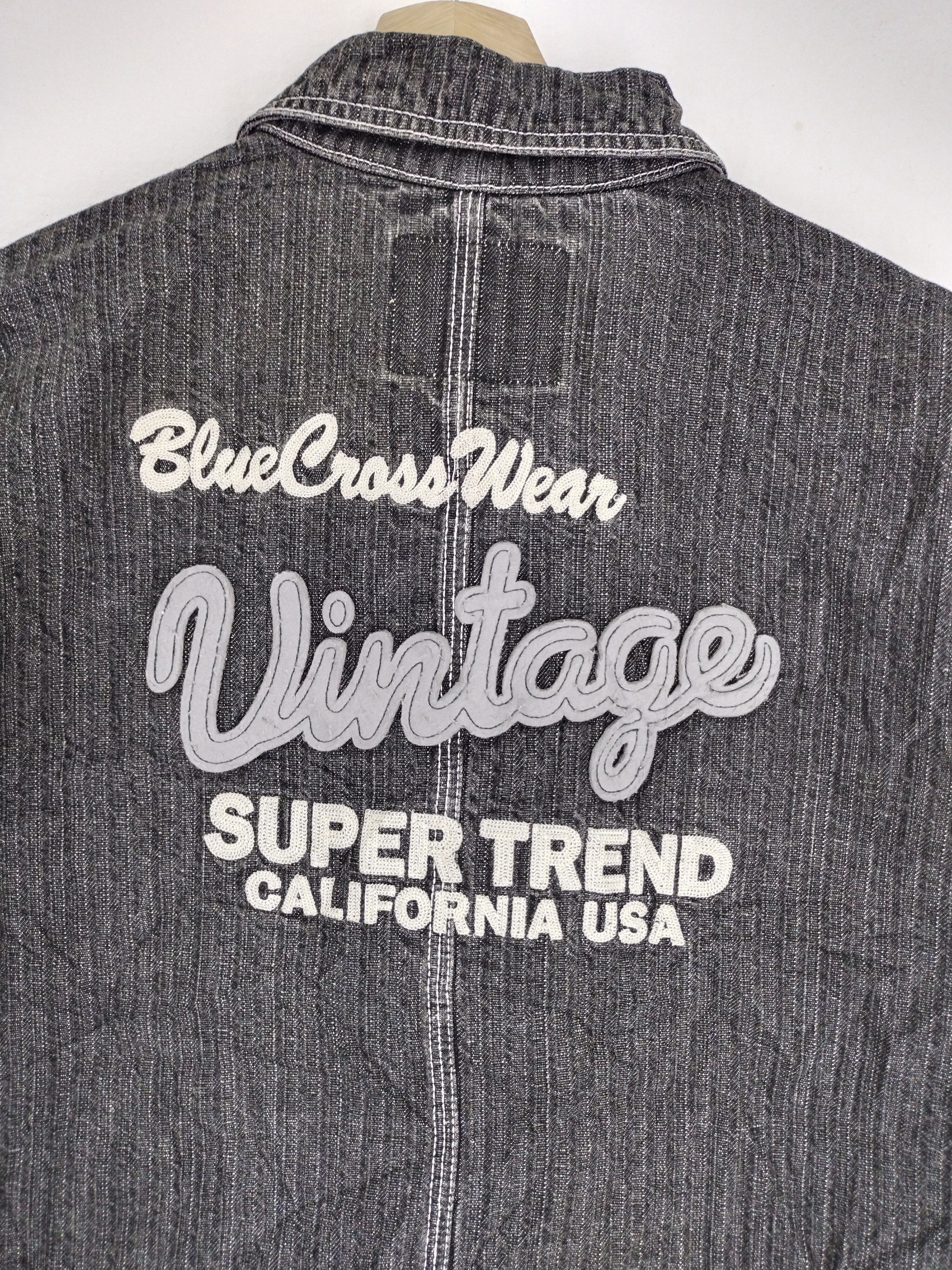 Japanese Brand VINTAGE BLUE CROSS WEAR SUPER TREND JACKET Size US L / EU 52-54 / 3 - 4 Thumbnail