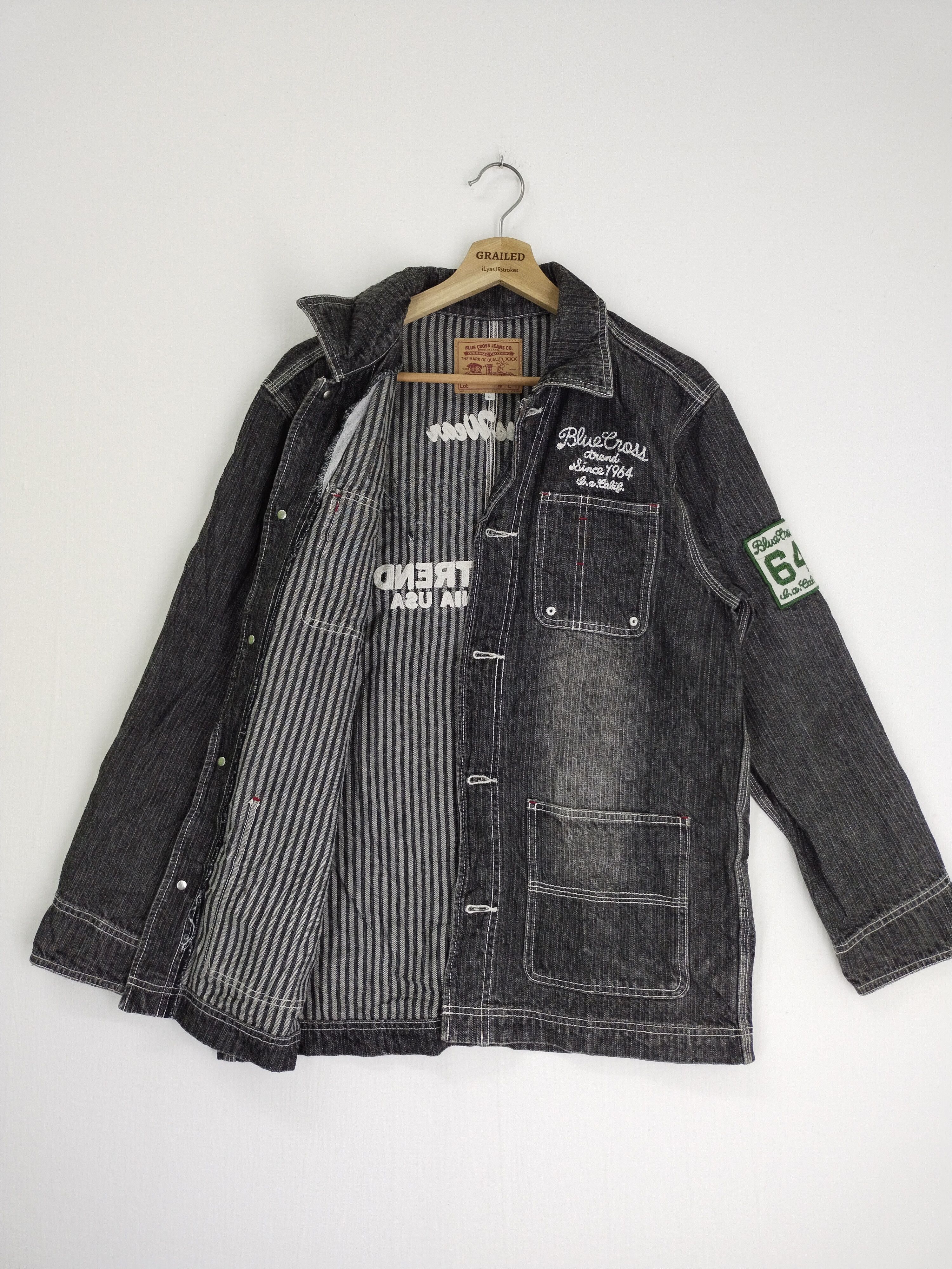 Japanese Brand VINTAGE BLUE CROSS WEAR SUPER TREND JACKET Size US L / EU 52-54 / 3 - 1 Thumbnail