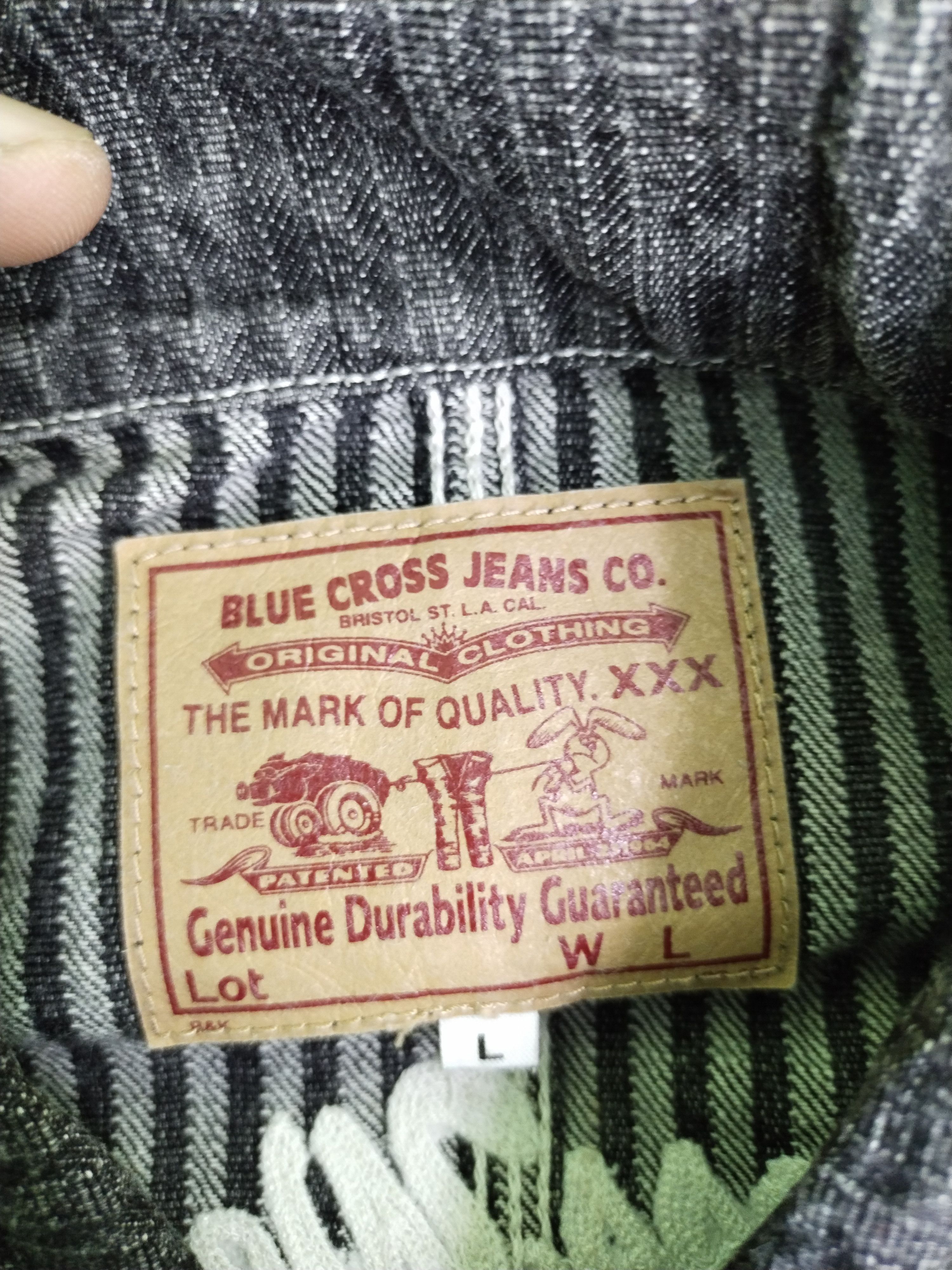 Japanese Brand VINTAGE BLUE CROSS WEAR SUPER TREND JACKET Size US L / EU 52-54 / 3 - 11 Thumbnail