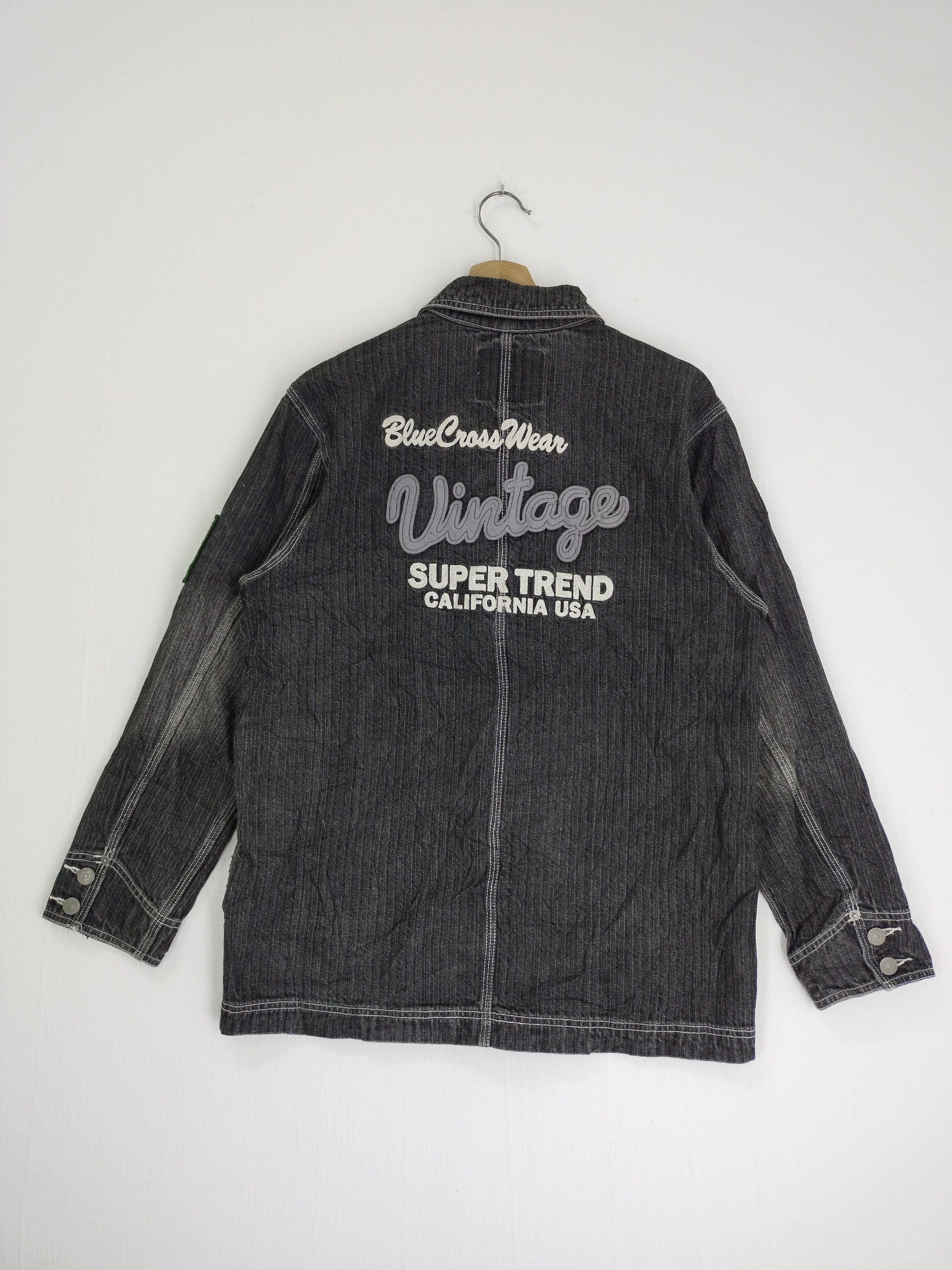 Japanese Brand VINTAGE BLUE CROSS WEAR SUPER TREND JACKET Size US L / EU 52-54 / 3 - 3 Thumbnail