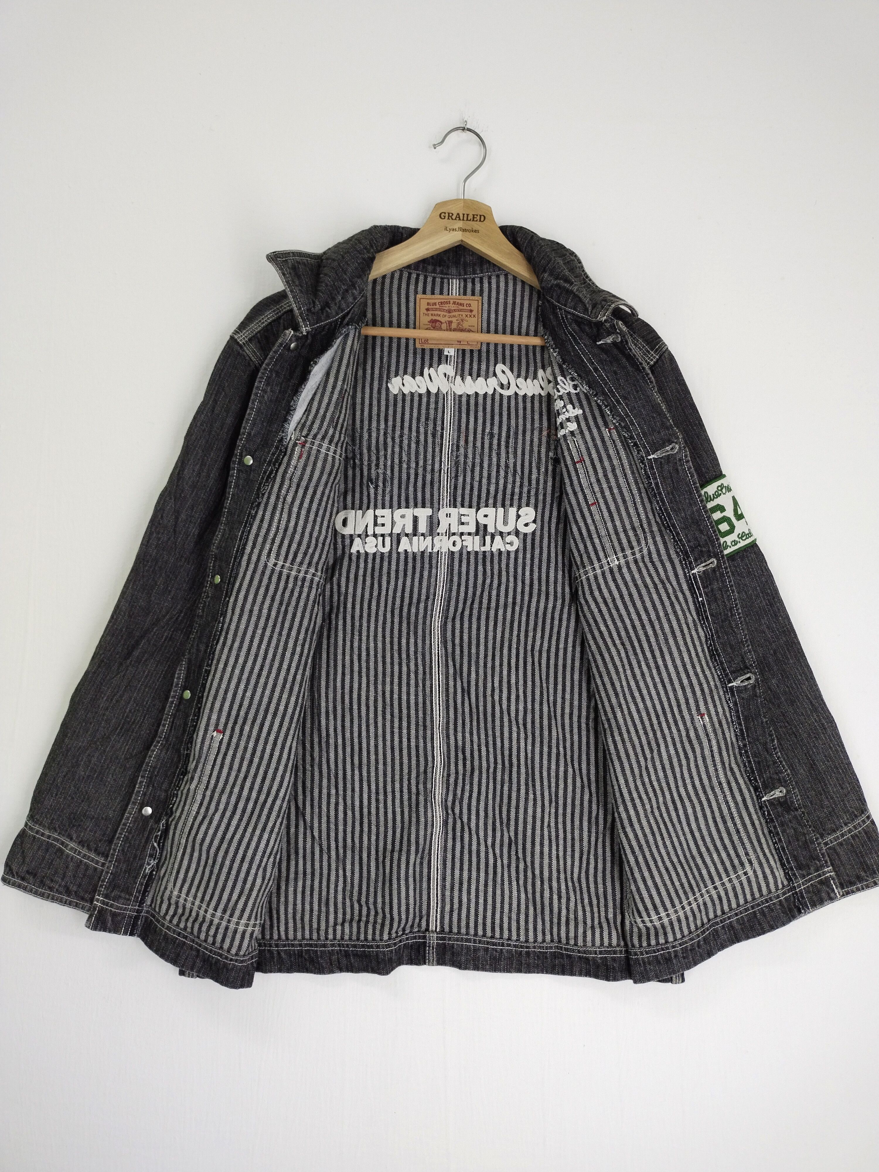 Japanese Brand VINTAGE BLUE CROSS WEAR SUPER TREND JACKET Size US L / EU 52-54 / 3 - 2 Thumbnail