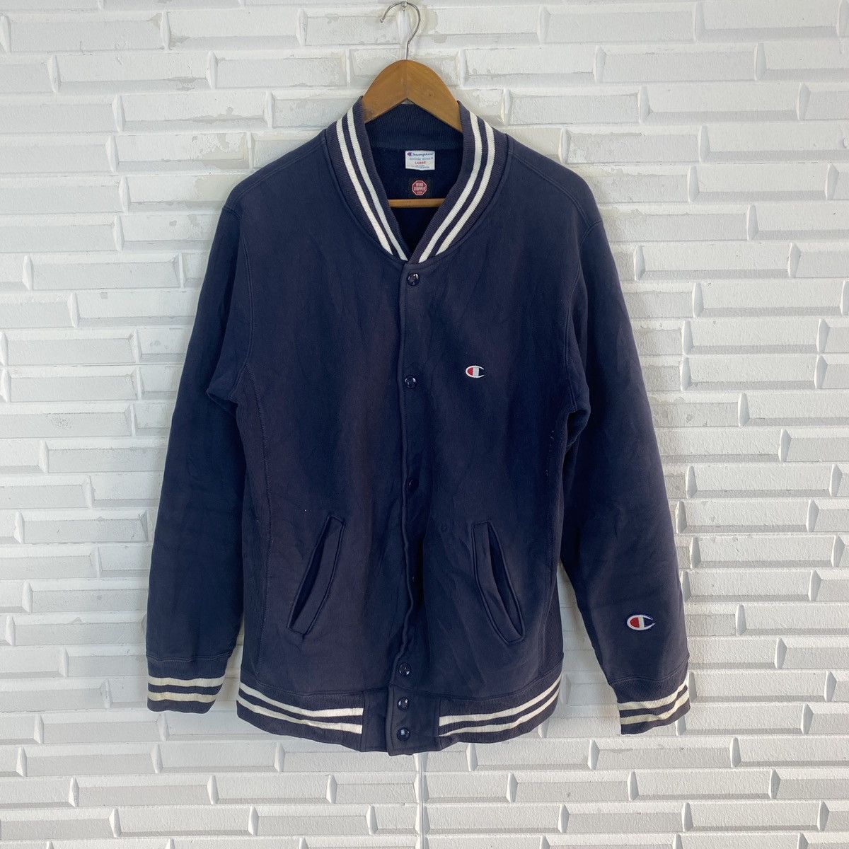 Champion Champion Wind Stopper Varsity Jacket Size US L / EU 52-54 / 3 - 2 Thumbnail