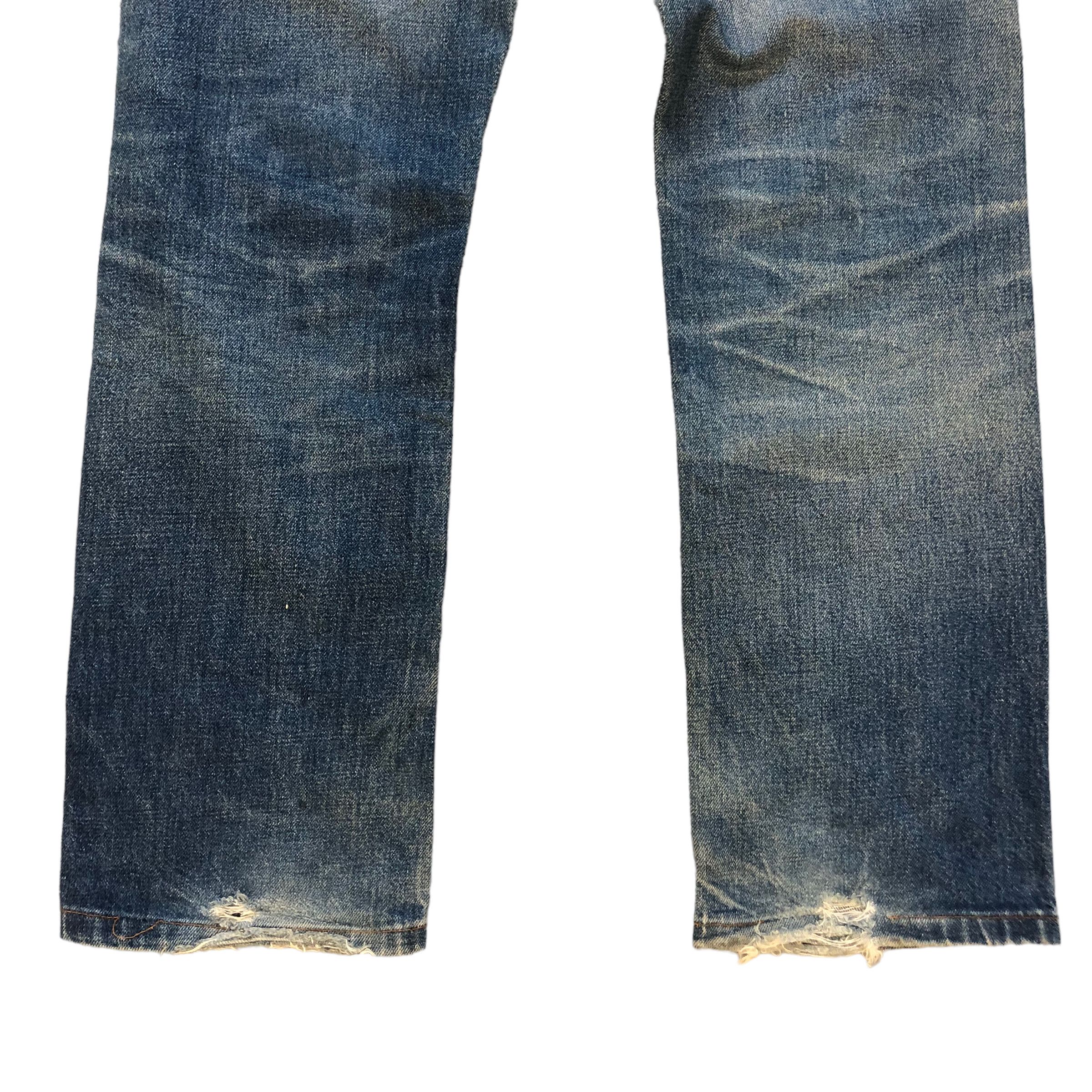 A.P.C. APC WASHED FLY BUTTON SELVEDGE DENIM PANTS #6977-103 Size US 27 - 14 Thumbnail