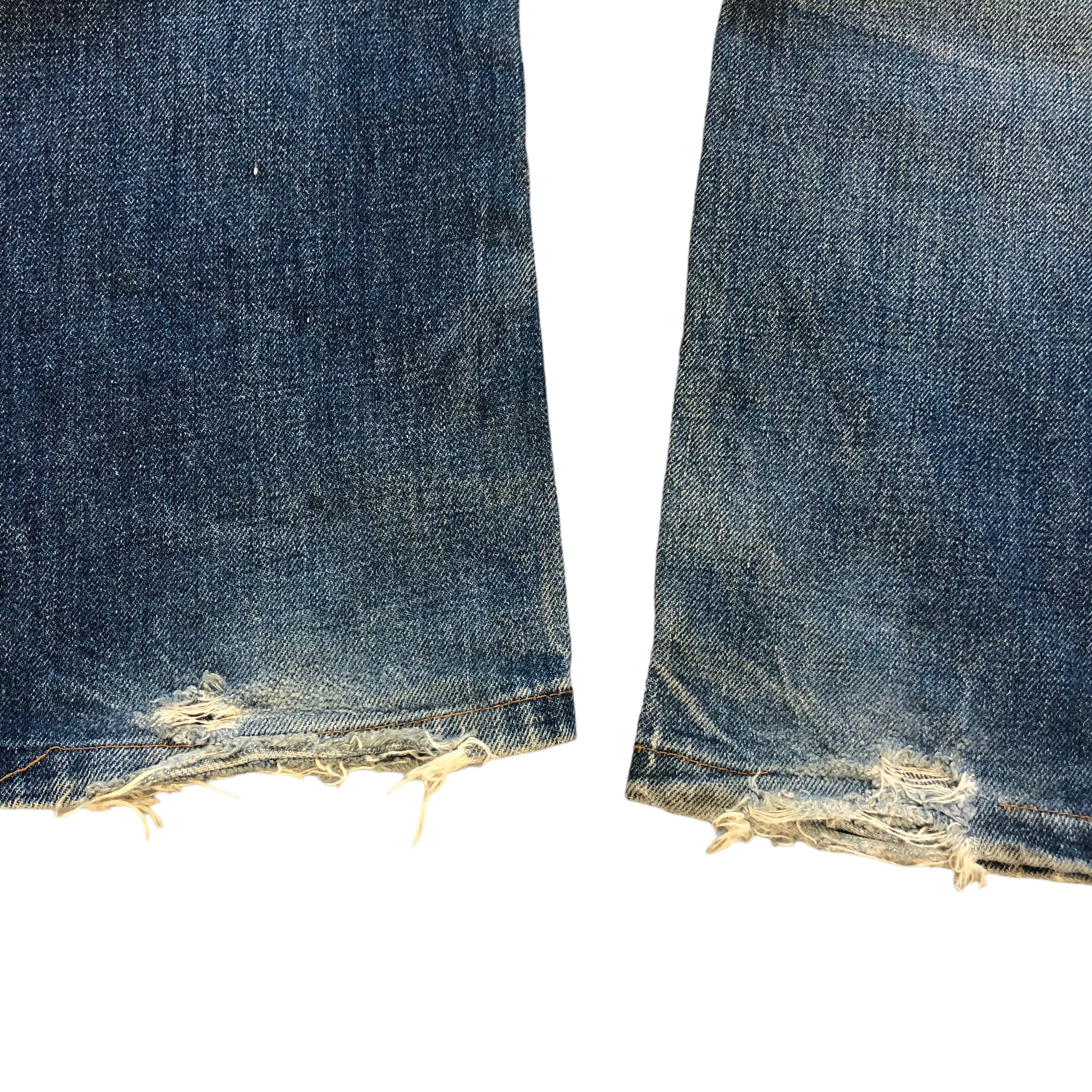 A.P.C. APC WASHED FLY BUTTON SELVEDGE DENIM PANTS #6977-103 Size US 27 - 15 Thumbnail