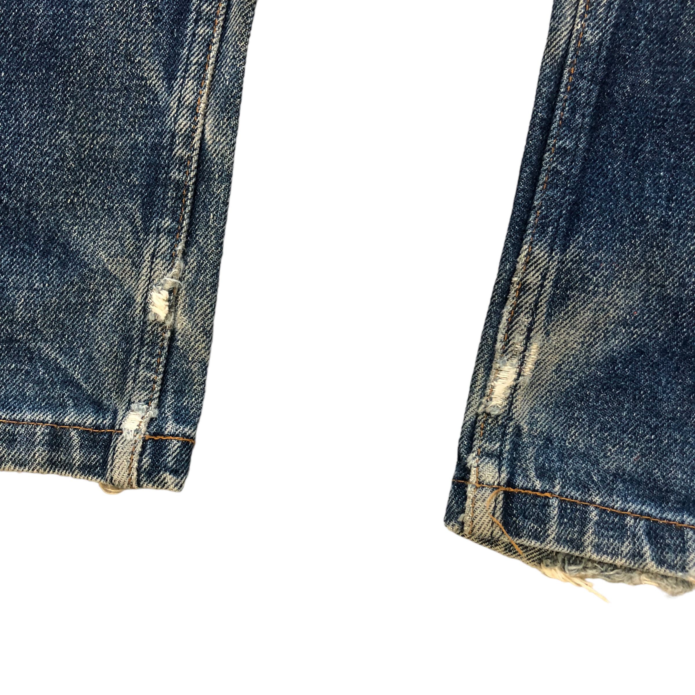 A.P.C. APC WASHED FLY BUTTON SELVEDGE DENIM PANTS #6977-103 Size US 27 - 7 Thumbnail