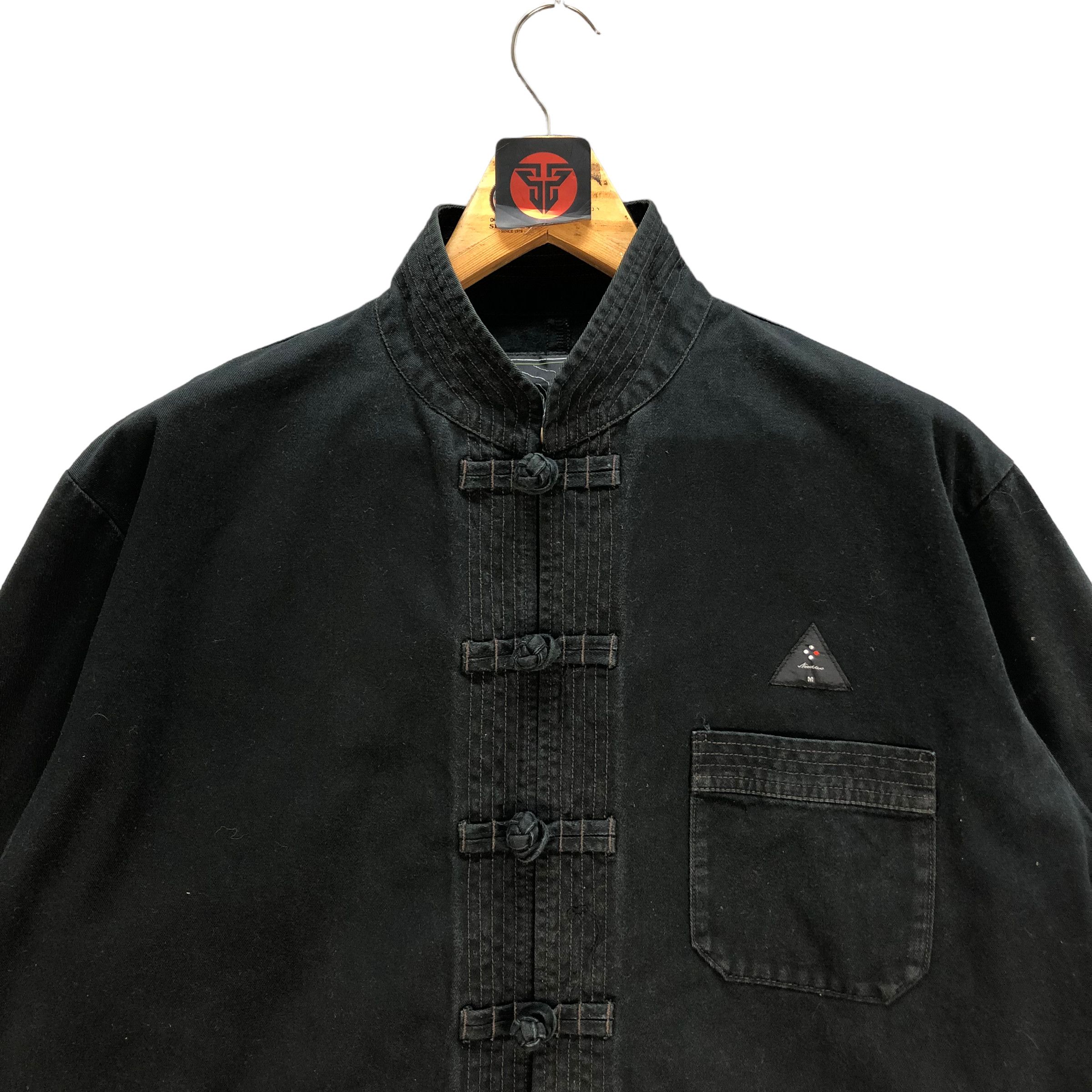 Japanese Brand NOODLES ORIENTALIZE MANDARIN JACKET #7012-105 Size US M / EU 48-50 / 2 - 2 Thumbnail