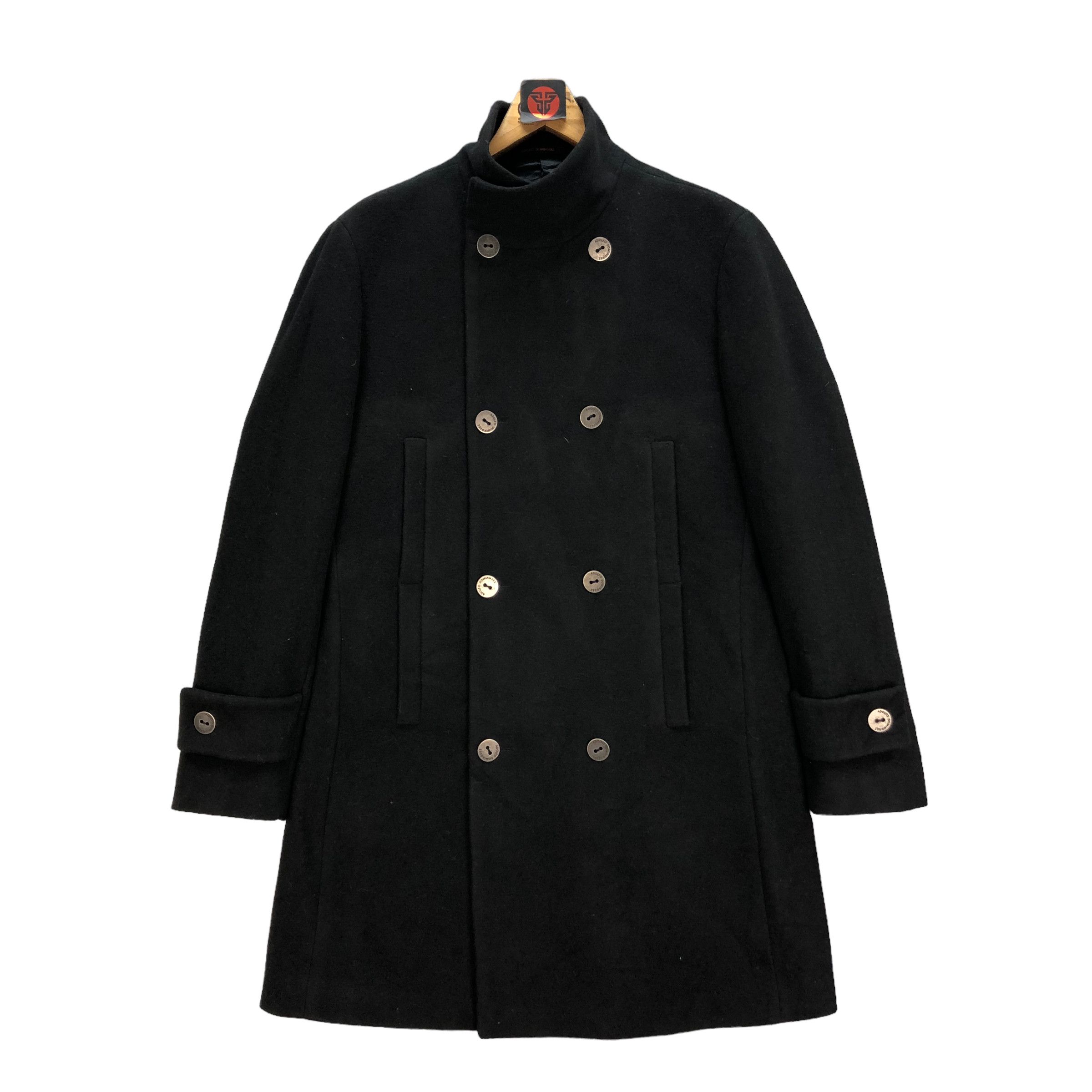 Adolfo Dominguez ADOLFO DOMINGUEZ DOUBLE BREASTED COAT #7025-106 Size US M / EU 48-50 / 2 - 1 Thumbnail
