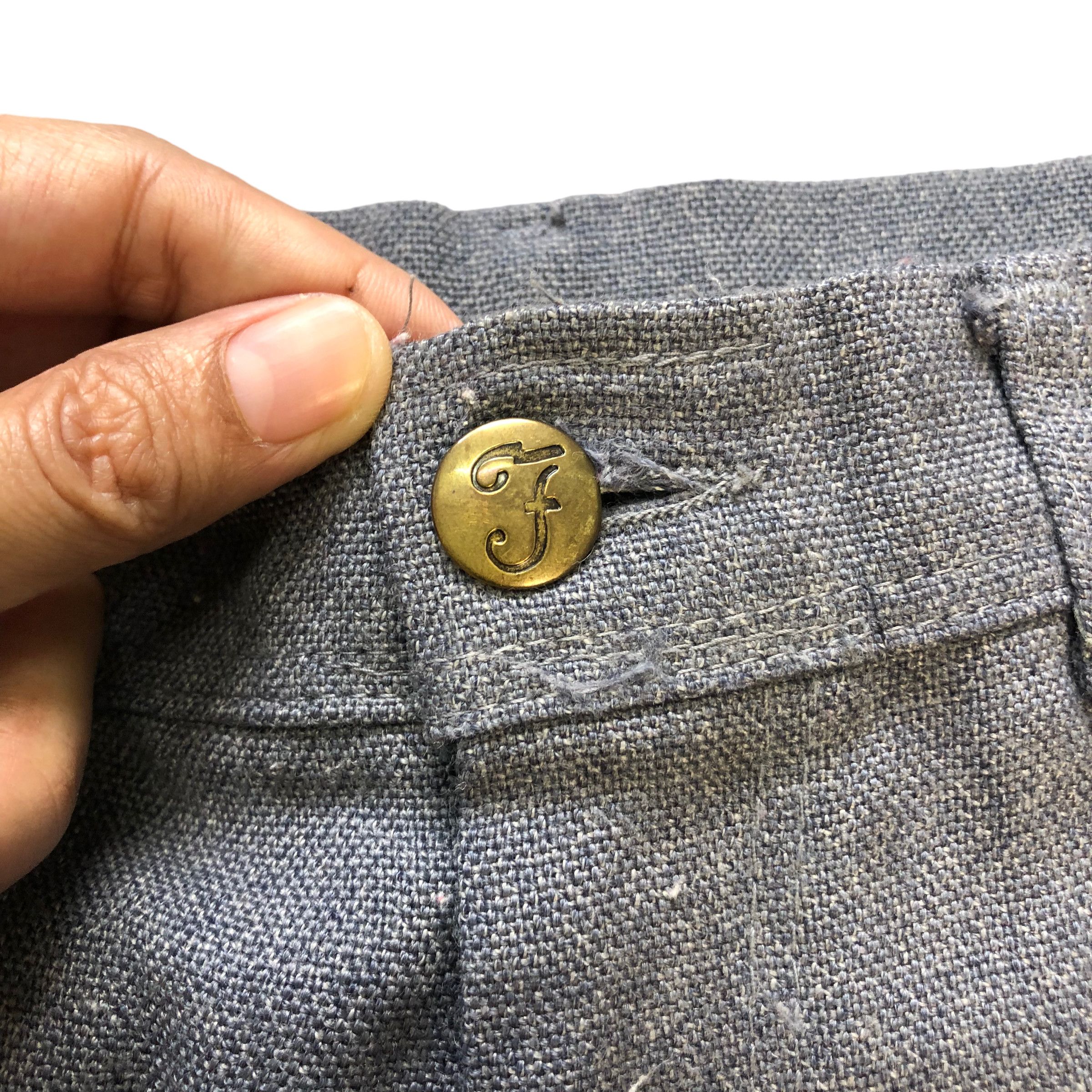 Farah VINTAGE FARAH STAPREST PANTS / TROUSERS #6984-104 Size 28" / US 6 / IT 42 - 4 Thumbnail
