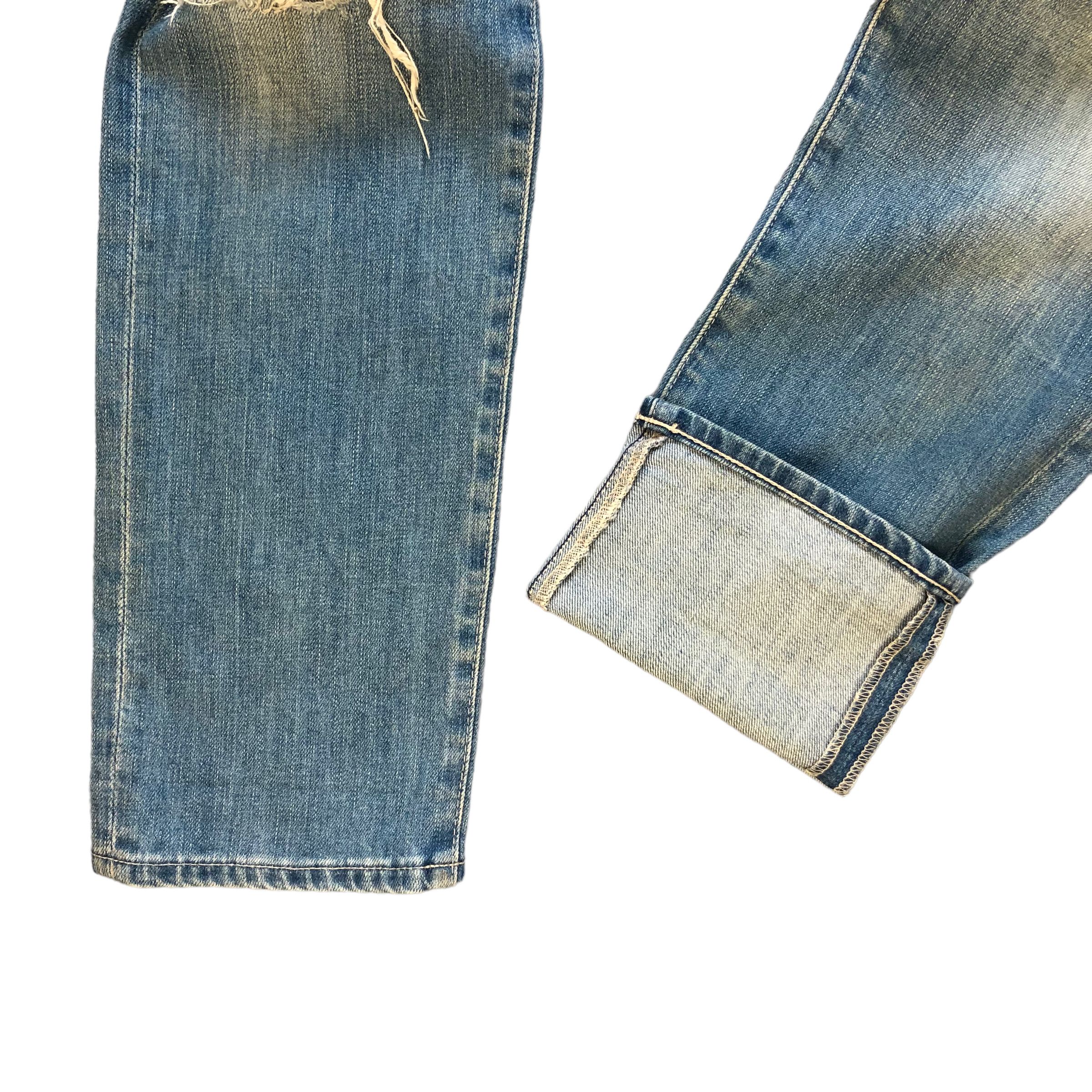AG Adriano Goldschmied TRASHED🔥 AG THEORY THE EX-BOYFRIEND SLIM JEANS #6978-103 Size 30" / US 8 / IT 44 - 9 Thumbnail