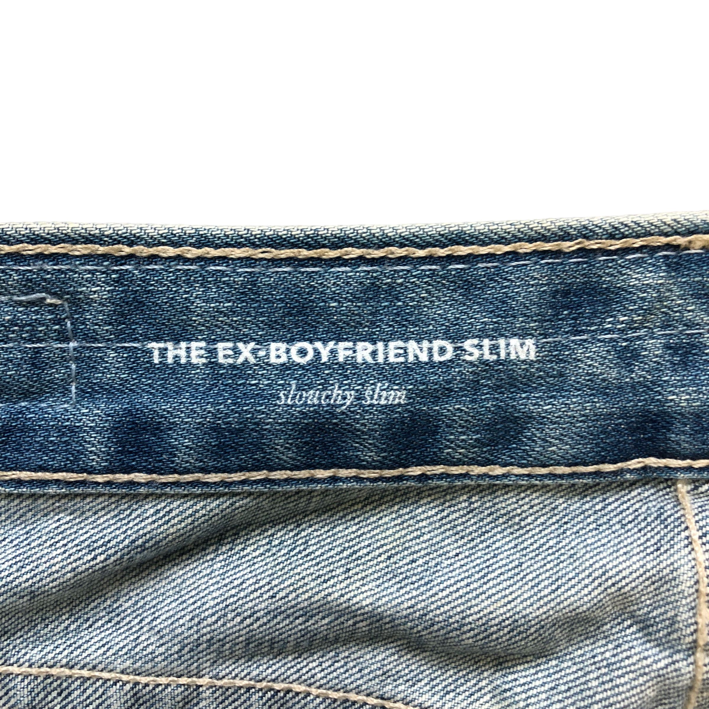 AG Adriano Goldschmied TRASHED🔥 AG THEORY THE EX-BOYFRIEND SLIM JEANS #6978-103 Size 30" / US 8 / IT 44 - 11 Thumbnail