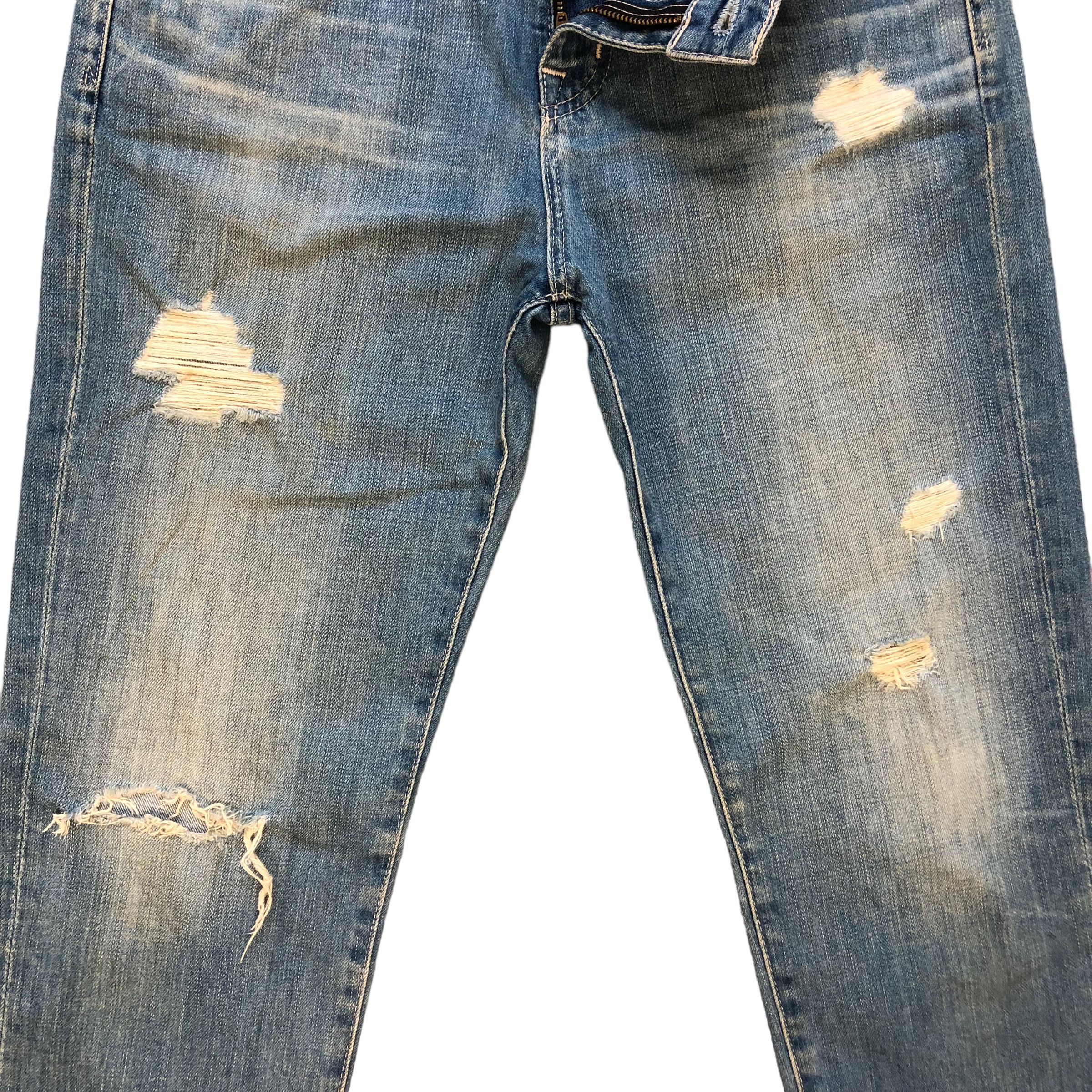 AG Adriano Goldschmied TRASHED🔥 AG THEORY THE EX-BOYFRIEND SLIM JEANS #6978-103 Size 30" / US 8 / IT 44 - 8 Thumbnail