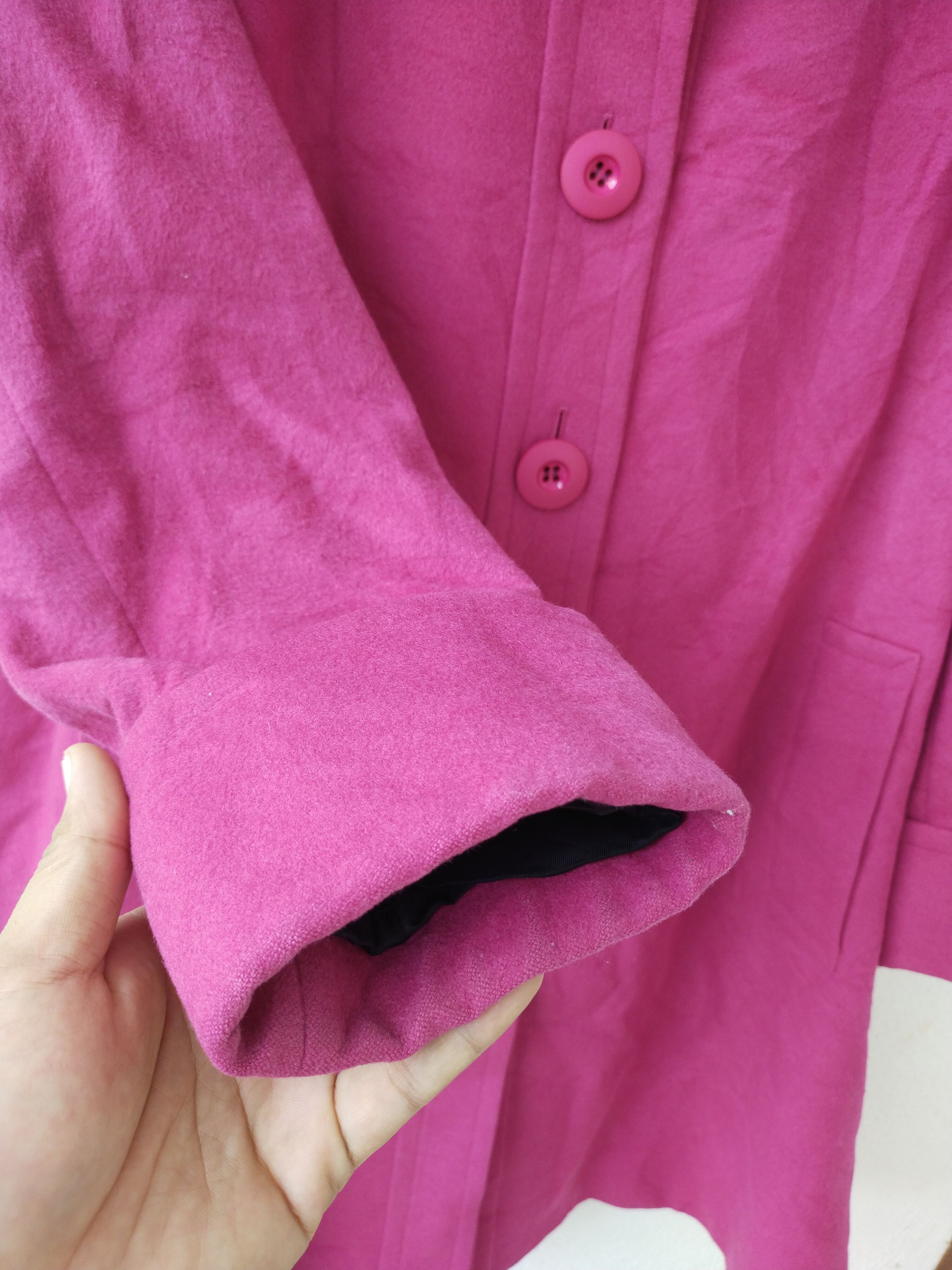 Yves Saint Laurent Vintage YSL Trench Coat Jacket Size L / US 10 / IT 46 - 4 Thumbnail