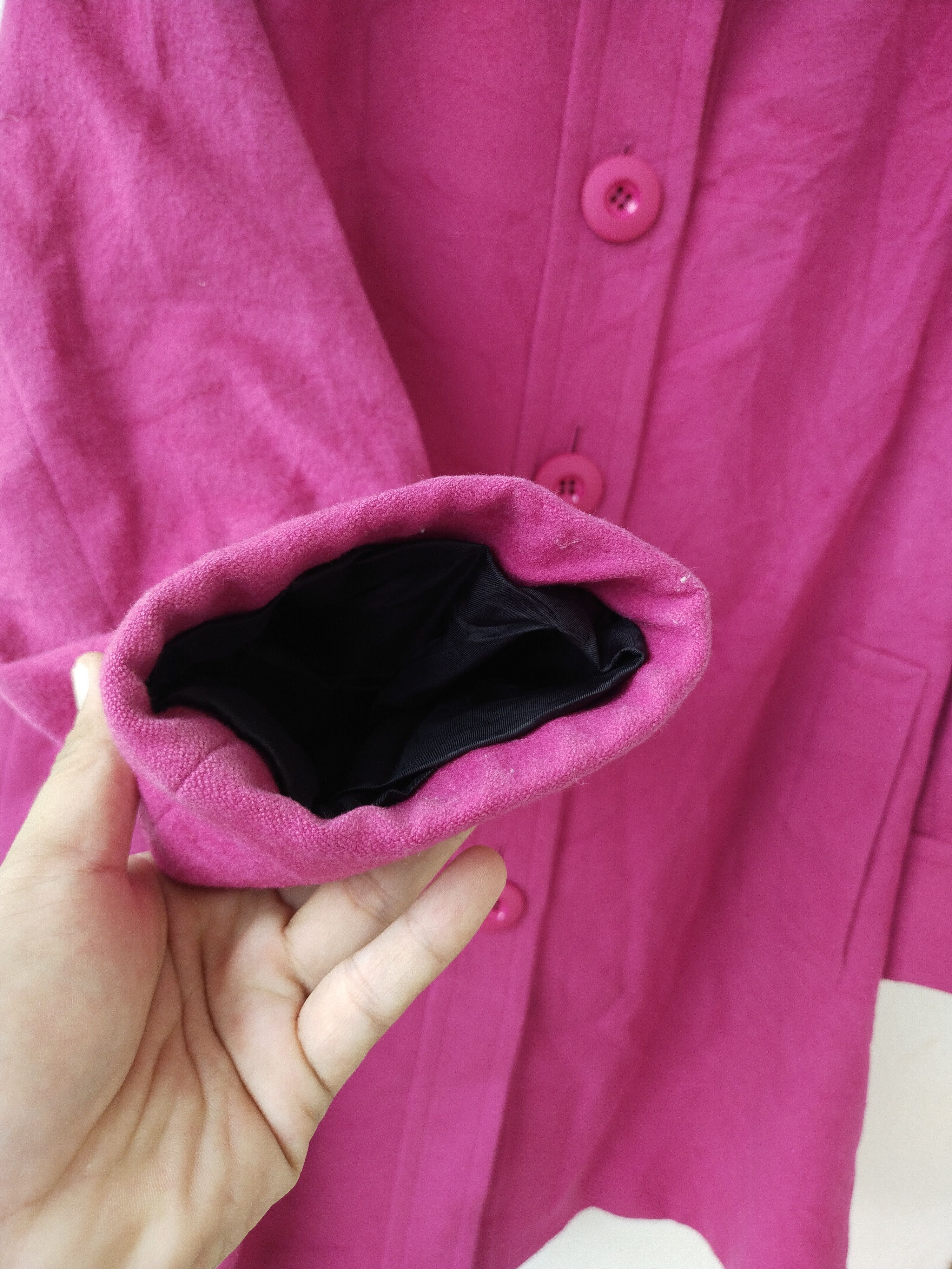 Yves Saint Laurent Vintage YSL Trench Coat Jacket Size L / US 10 / IT 46 - 3 Thumbnail