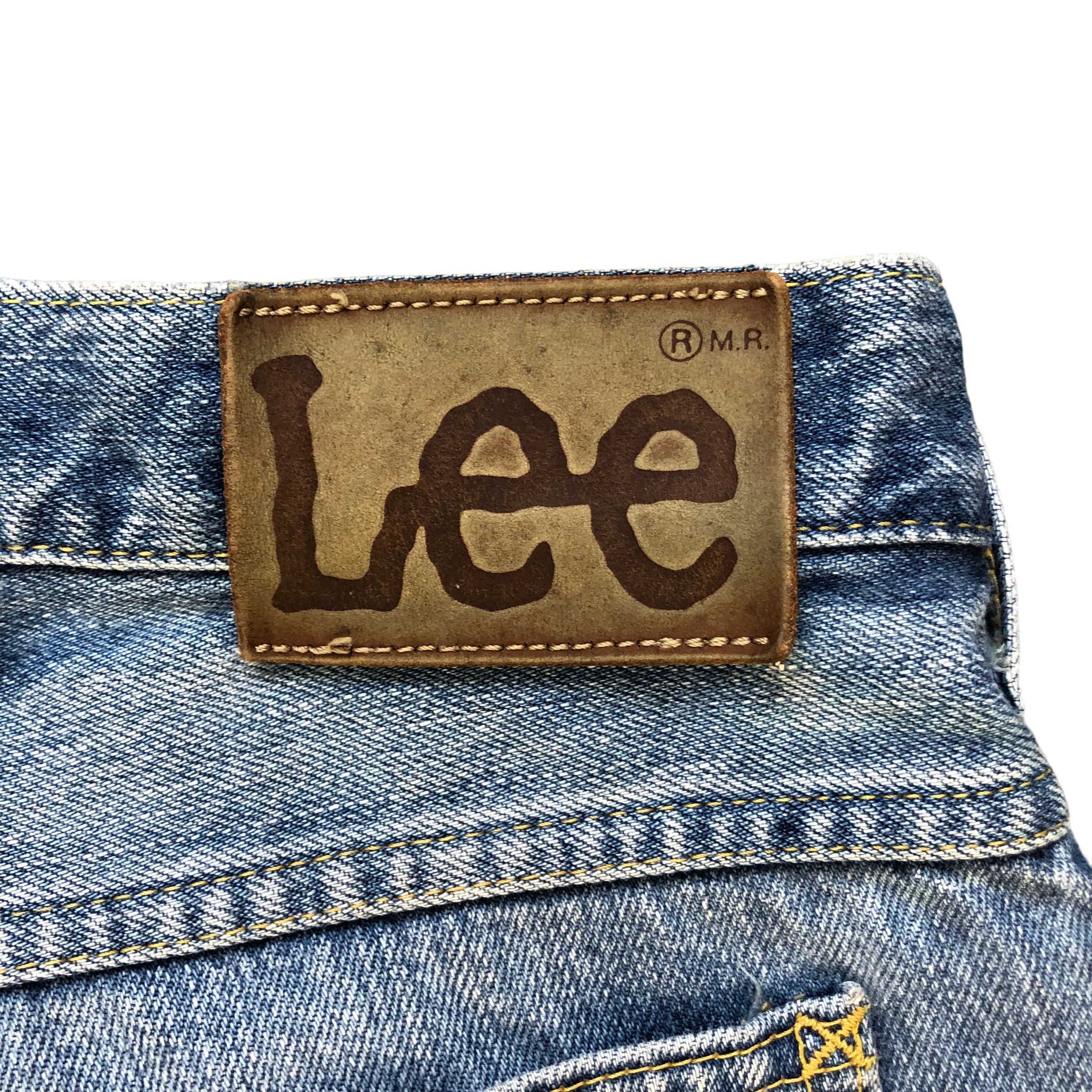 Lee TRASHED🔥 VINTAGE LEE RIDER LIGHT WASH DENIM PANTS #6980-103 Size US 37 - 18 Thumbnail