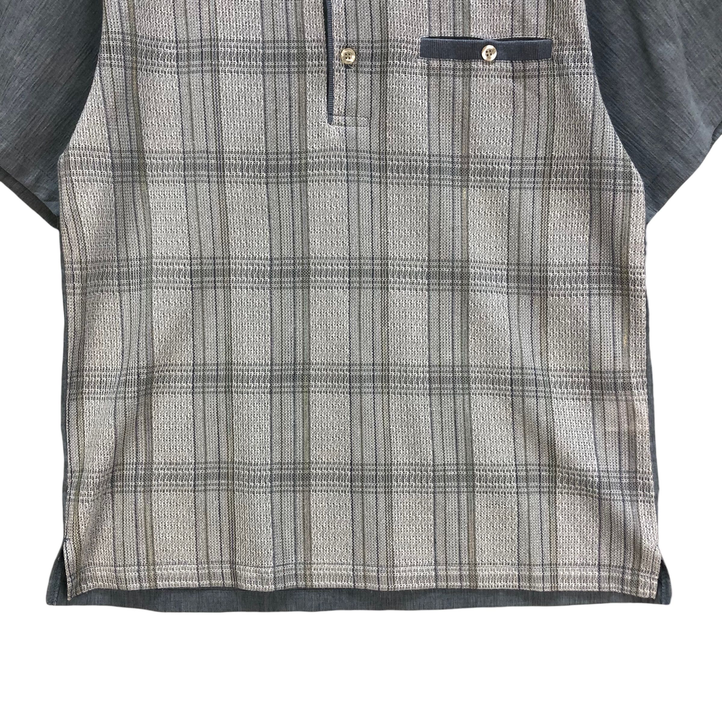 Gianni Valentino GIANNI VALENTINO HALF BUTTON SINGLE POCKET TEES #7010-105 Size US M / EU 48-50 / 2 - 3 Thumbnail