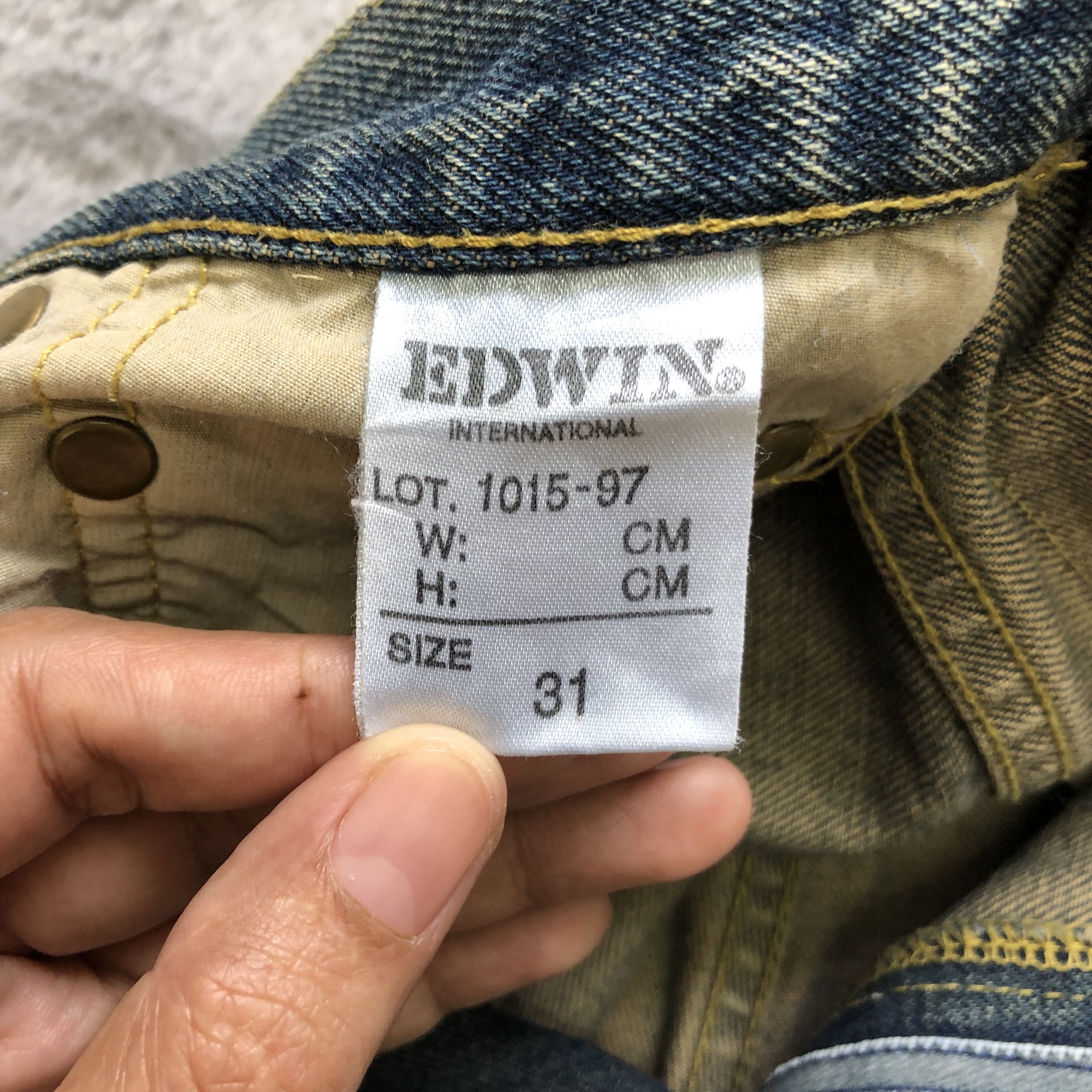 Edwin RUSTY JEANS 🔥 EDWIN IOI DENIM PANTS #6979-103 Size US 29 - 9 Thumbnail