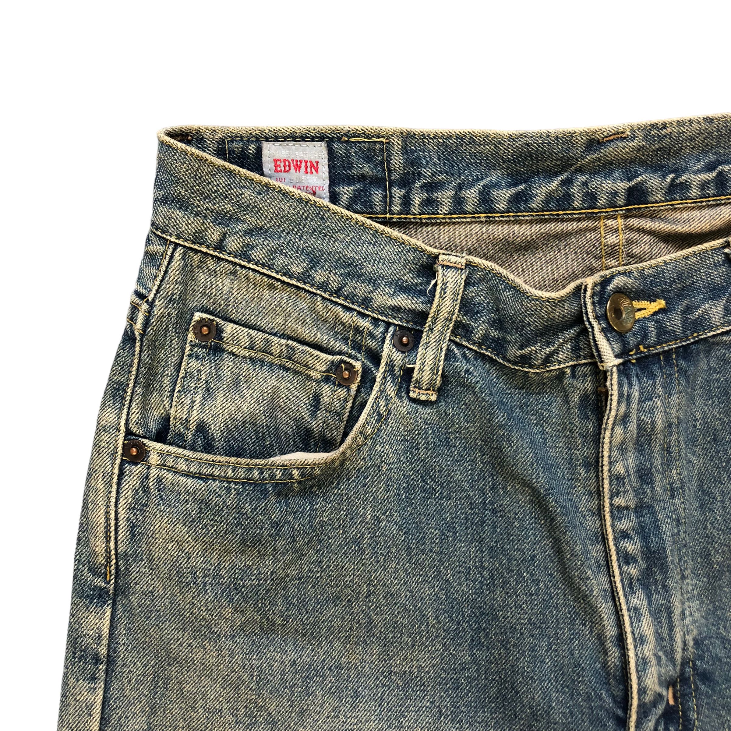 Edwin RUSTY JEANS 🔥 EDWIN IOI DENIM PANTS #6979-103 Size US 29 - 3 Thumbnail