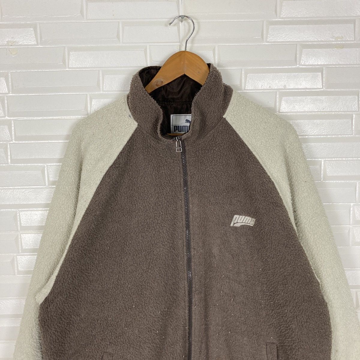 Japanese Brand × Puma Puma Oversize Fleece Jacket Size US XL / EU 56 / 4 - 4 Thumbnail