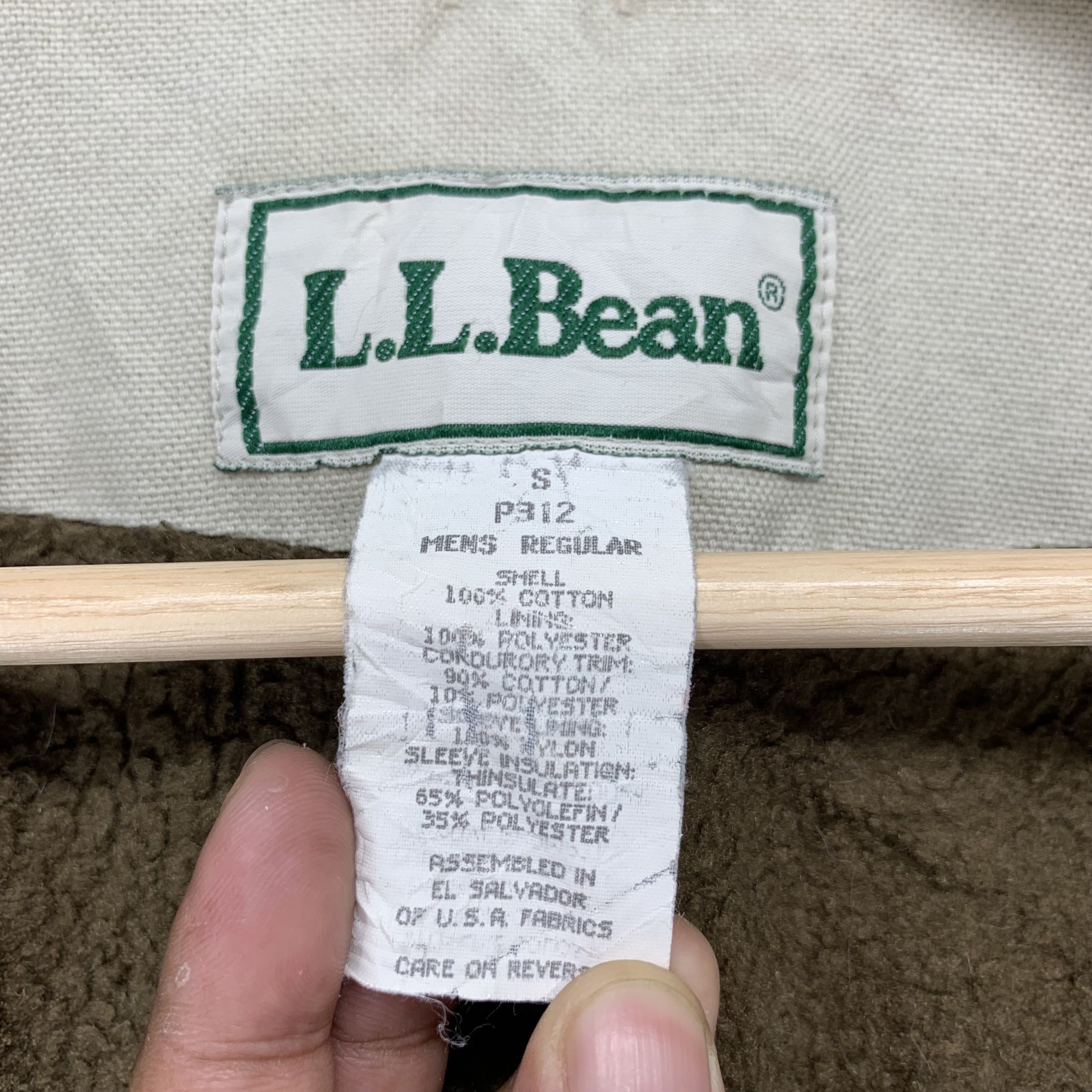 L.L. Bean Vintage LL Bean USA Chore Jacket #3517-125 Size US S / EU 44-46 / 1 - 10 Thumbnail