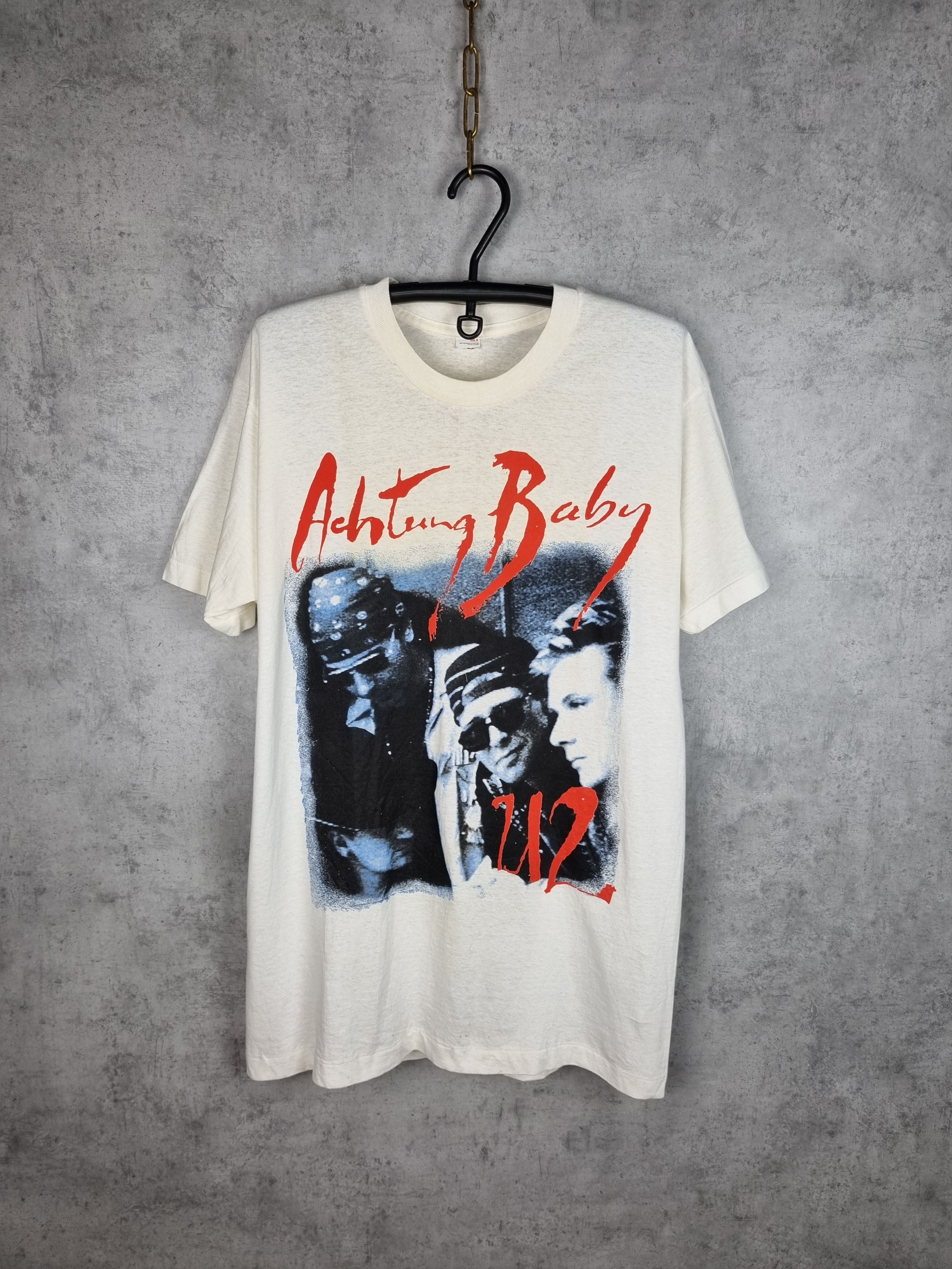 Band Tees × Vintage 1993 Vintage U2 ZooRopa All over Tour Tee shirt Size US XL / EU 56 / 4 - 3 Thumbnail