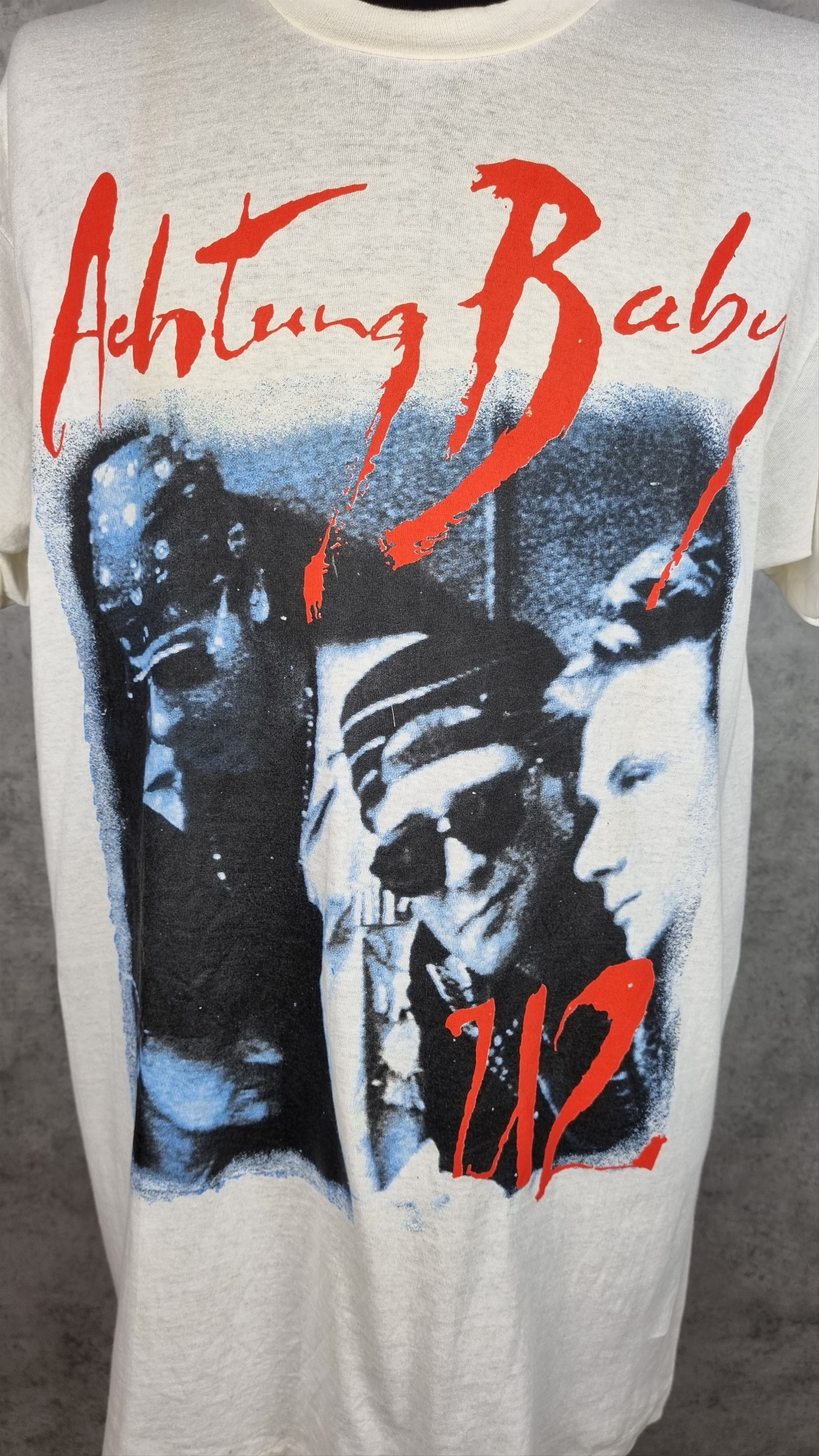Band Tees × Vintage 1993 Vintage U2 ZooRopa All over Tour Tee shirt Size US XL / EU 56 / 4 - 2 Thumbnail