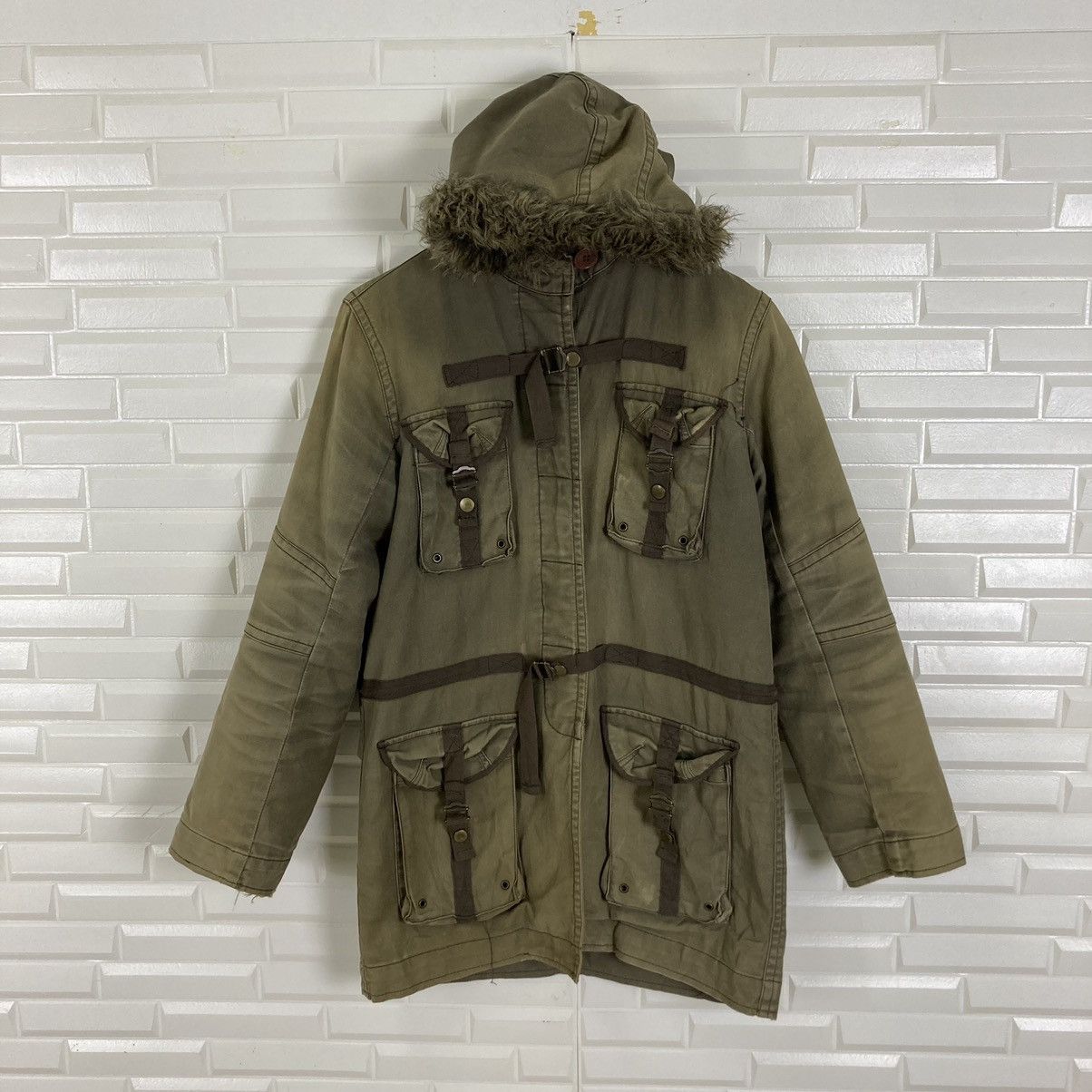 Japanese Brand Japanese Military Adjustable Inner Fur Hooded Size US M / EU 48-50 / 2 - 1 Thumbnail
