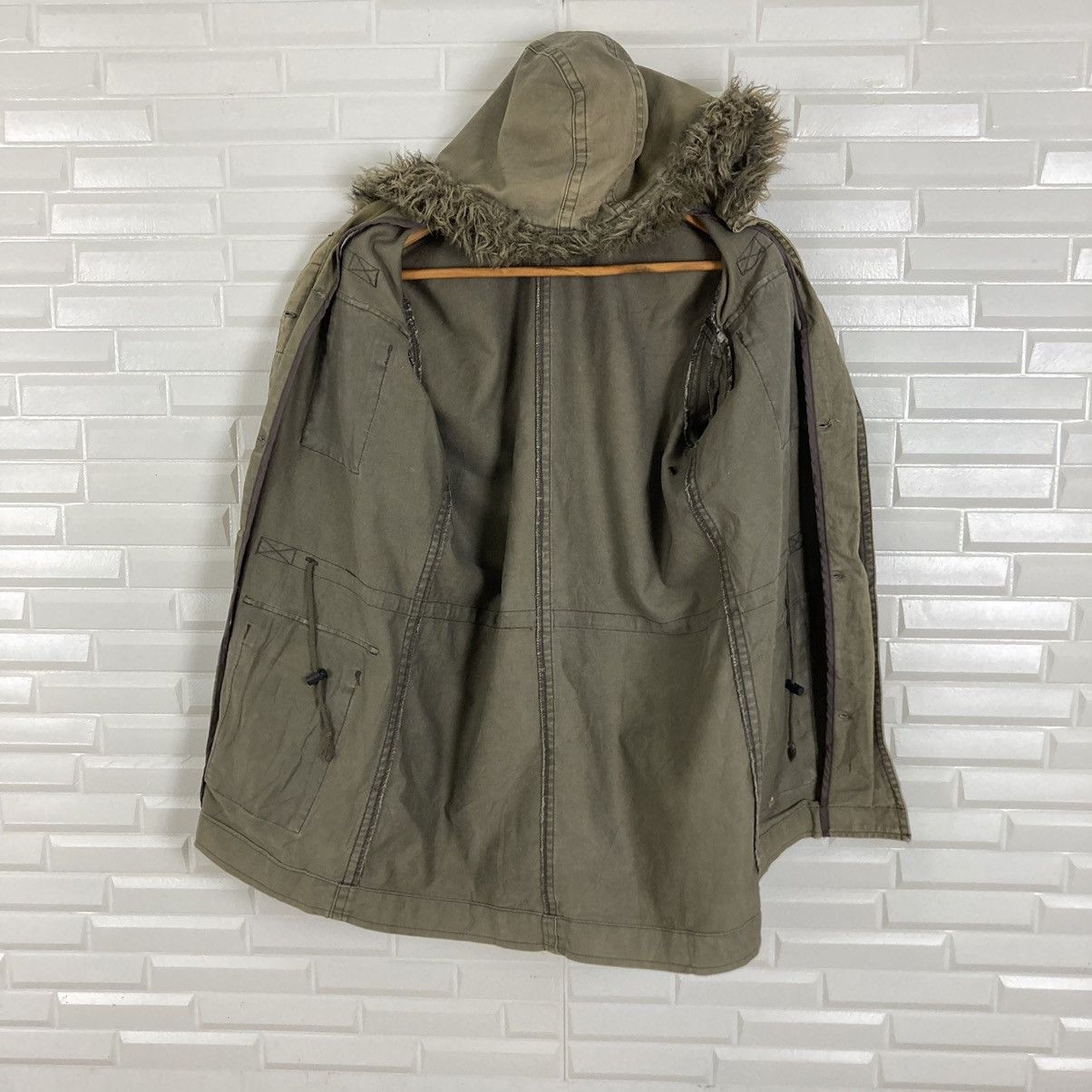 Japanese Brand Japanese Military Adjustable Inner Fur Hooded Size US M / EU 48-50 / 2 - 14 Thumbnail