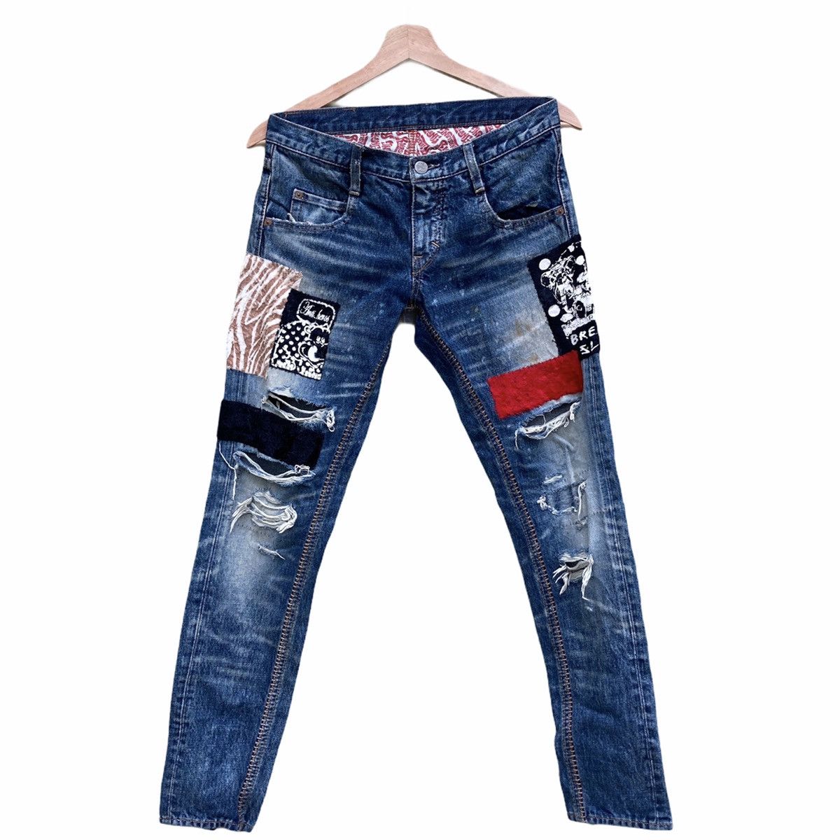 Japanese Brand 🔥LAST PRICE🔥 RNA Inc. Distressed Jeans Size US 31 - 1 Thumbnail