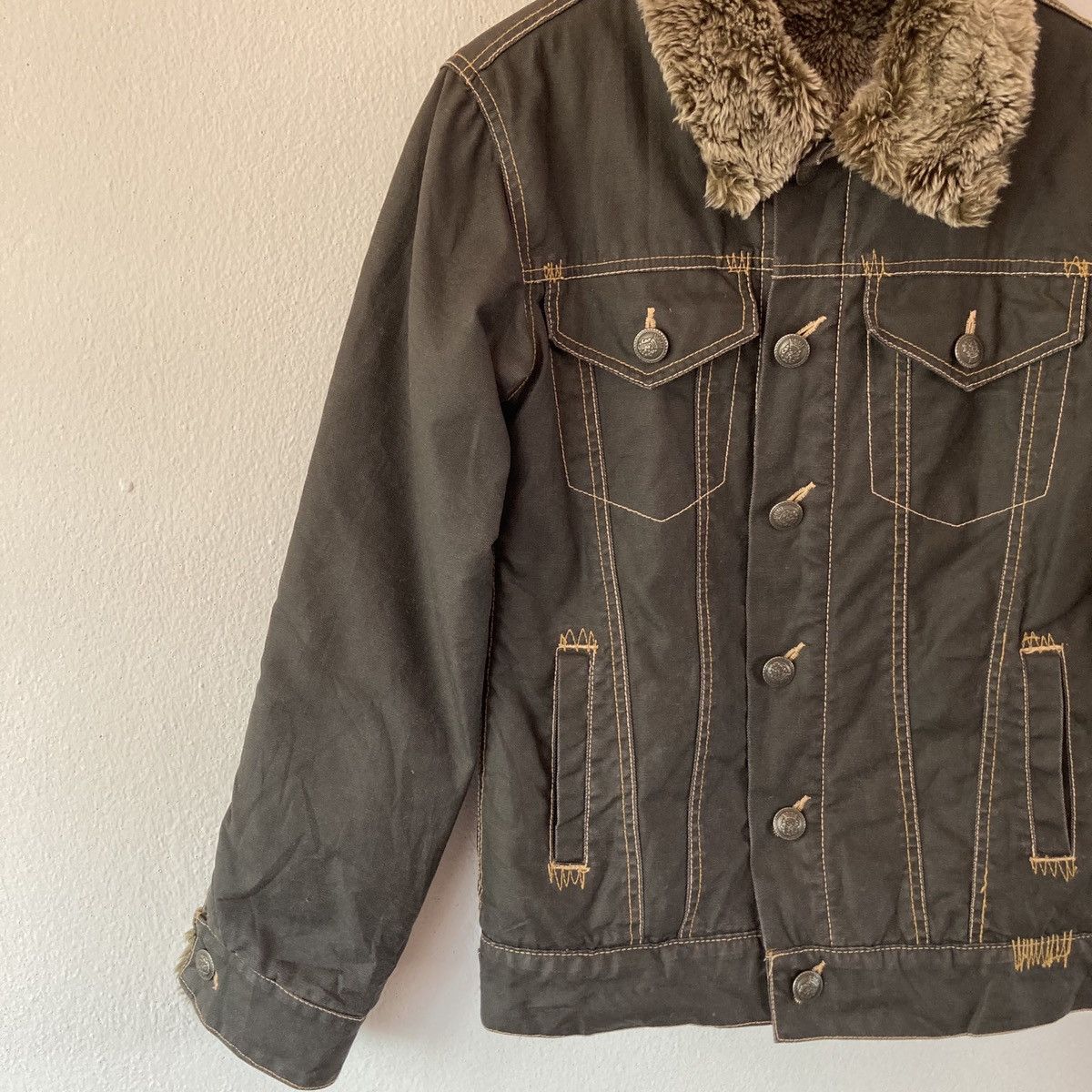 Japanese Brand Japanese Fur Denim Jacket Size US M / EU 48-50 / 2 - 6 Thumbnail