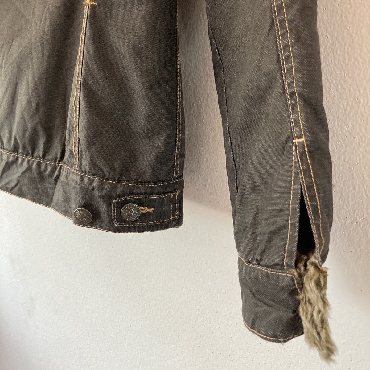Japanese Brand Japanese Fur Denim Jacket Size US M / EU 48-50 / 2 - 11 Thumbnail