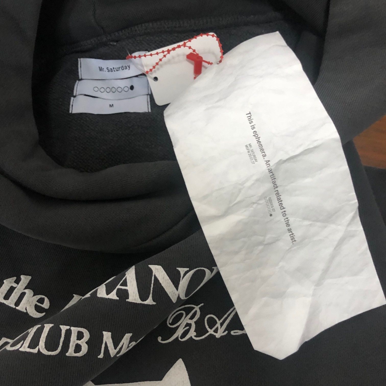 Mr. Saturday MR. SATURDAY The Paranoid's Ball Hoody Size US M / EU 48-50 / 2 - 3 Thumbnail