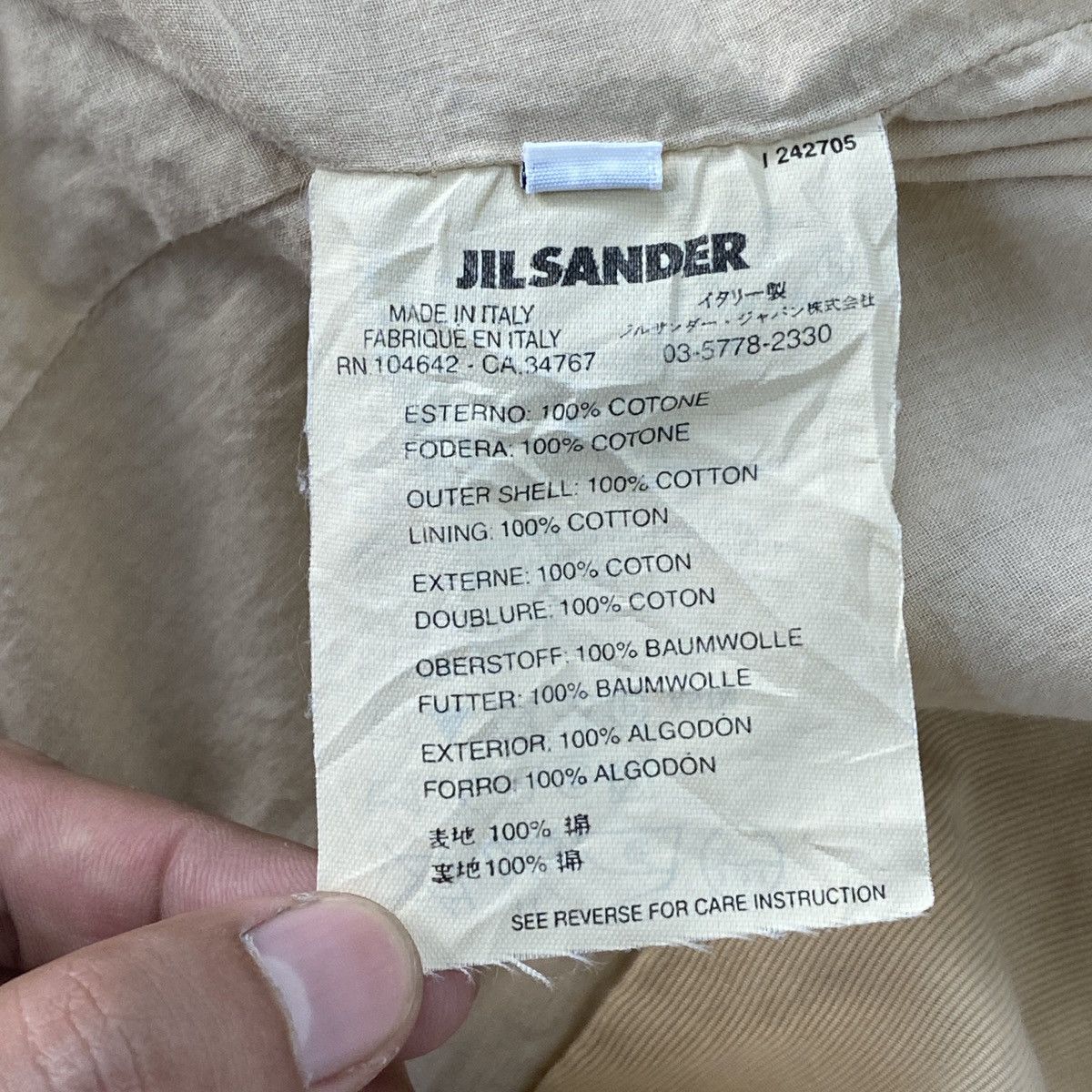 Jil Sander Jil Sander Multipocket Design Jacket Size XXS / US 00 / IT 34 - 22 Thumbnail