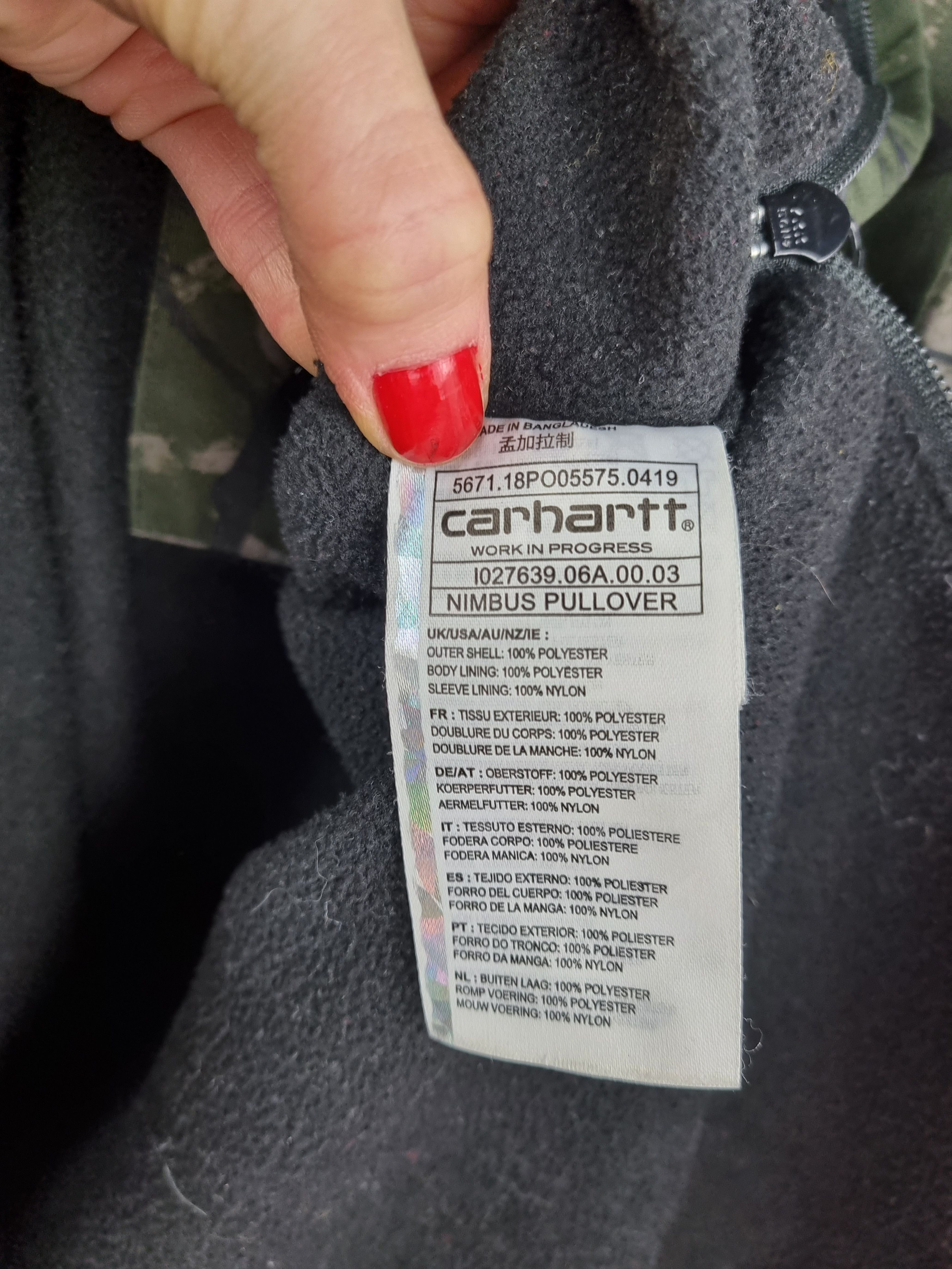 Carhartt × Carhartt Wip Rare CARHARTT Nimbus Anorak Jacket Real Tree Camo Size US S / EU 44-46 / 1 - 12 Thumbnail