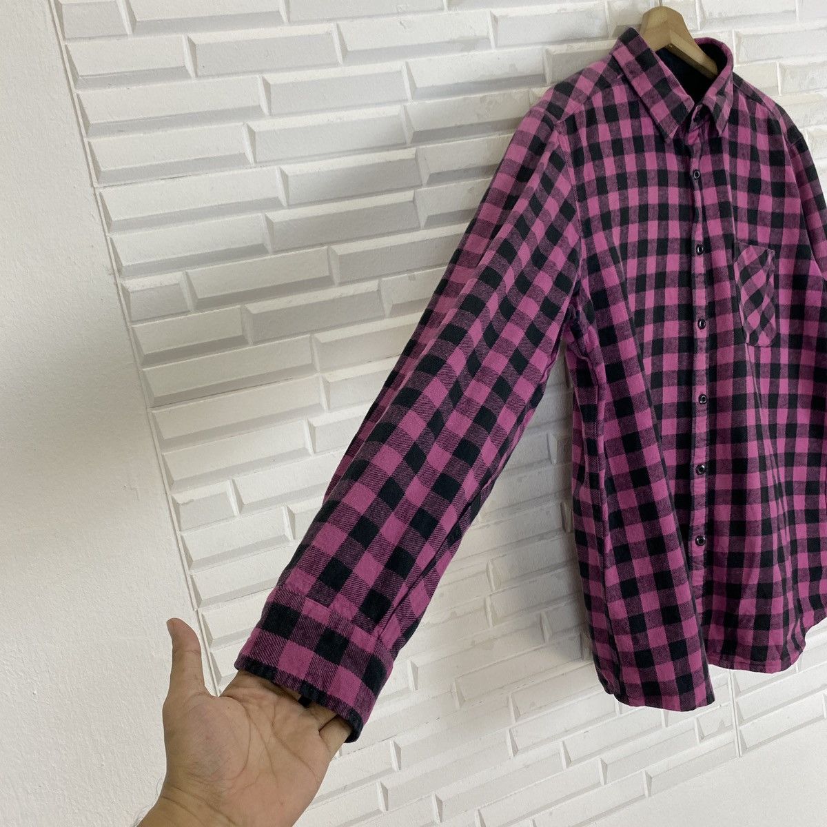 Flannel 🔥LAST PRICE🔥 Vintage Uniqlo Flannel Shirt Since 1984 Size US XL / EU 56 / 4 - 8 Thumbnail