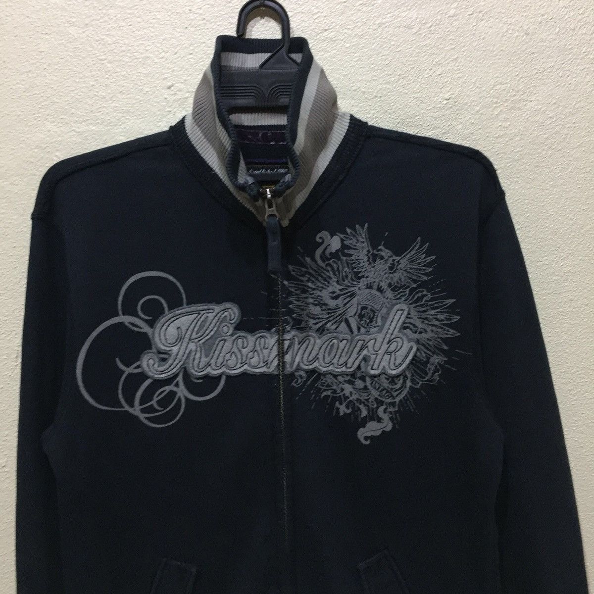 Japanese Brand × Vintage KISSMARK Sweatshirt spellout Big Logo size L Size US L / EU 52-54 / 3 - 5 Thumbnail