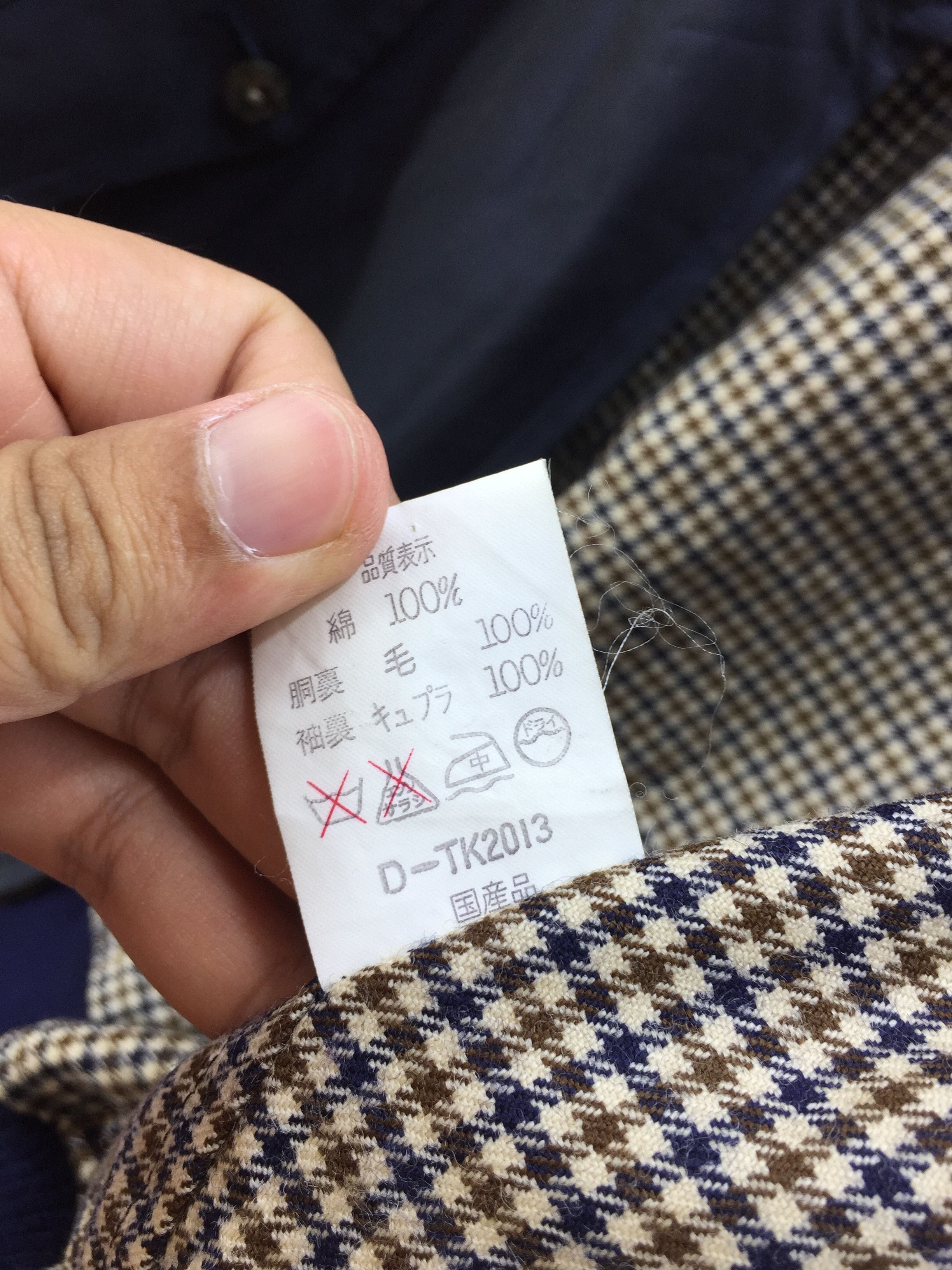 Aquascutum × Designer VINTAGE AQUASCUTUM JACKET Size US L / EU 52-54 / 3 - 8 Thumbnail