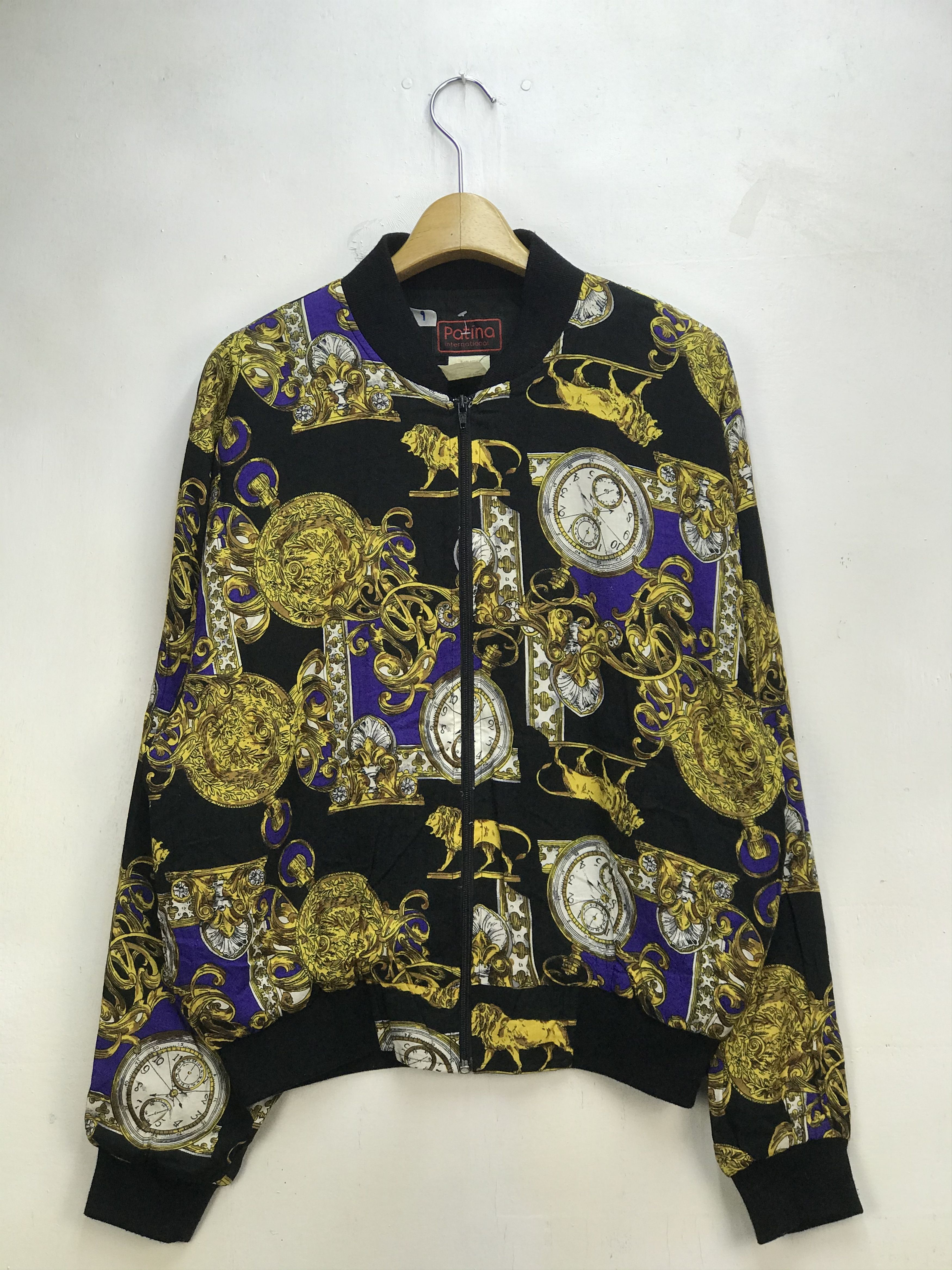 Designer × Vintage VINTAGE PATINA INTERNATIONAL RAYON BOMBER JACKET Size US L / EU 52-54 / 3 - 1 Thumbnail