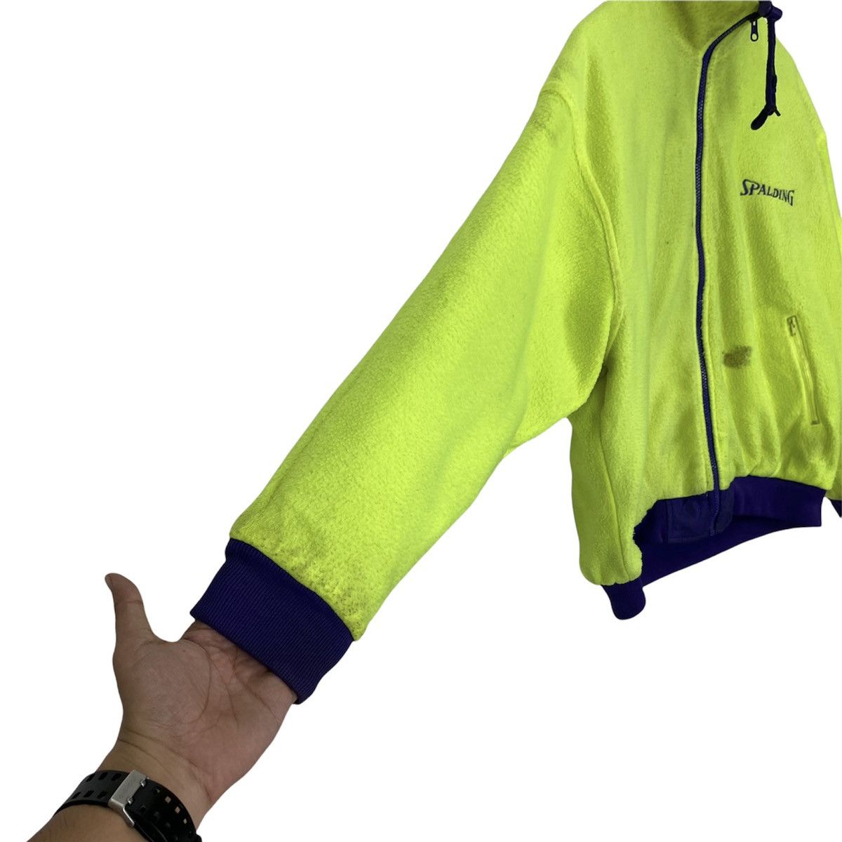 Spalding Reversible Spalding Fleece And Nylon Jacket Size US XL / EU 56 / 4 - 8 Thumbnail