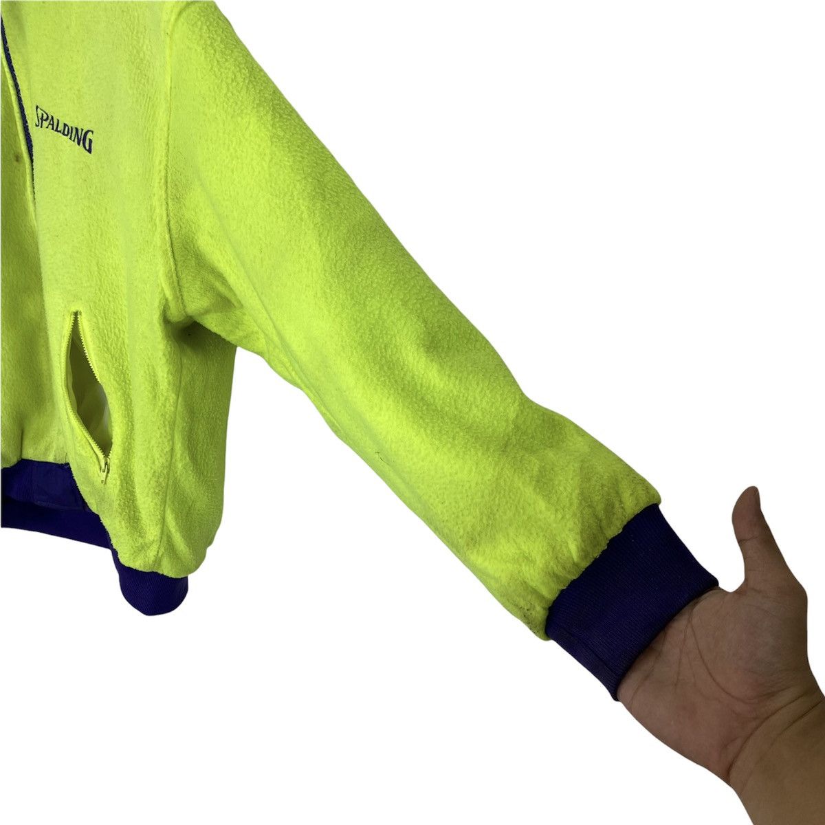 Spalding Reversible Spalding Fleece And Nylon Jacket Size US XL / EU 56 / 4 - 10 Thumbnail